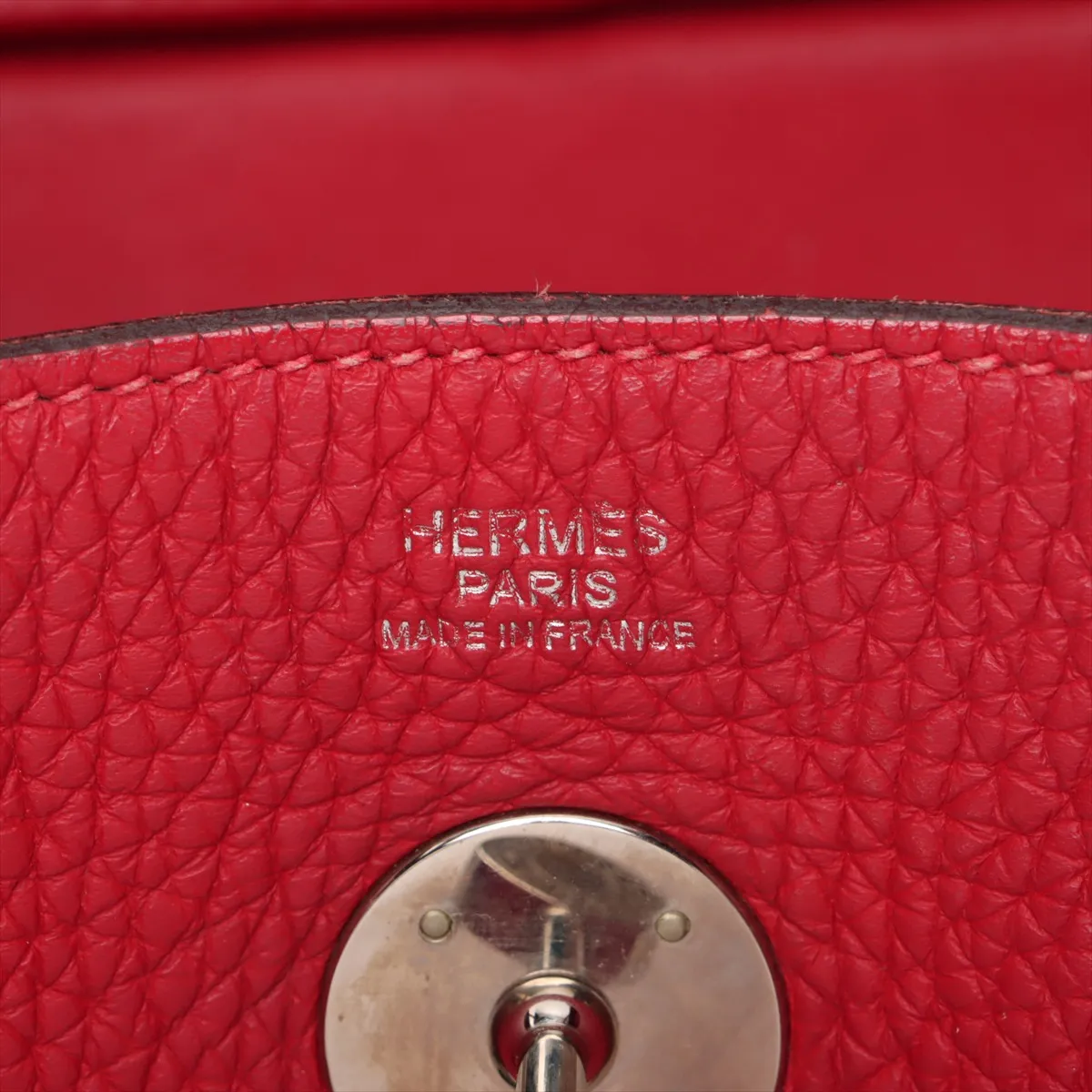 Lindy 30 Taurillon Clemence Red Silver Hardware P:2012 — view 11