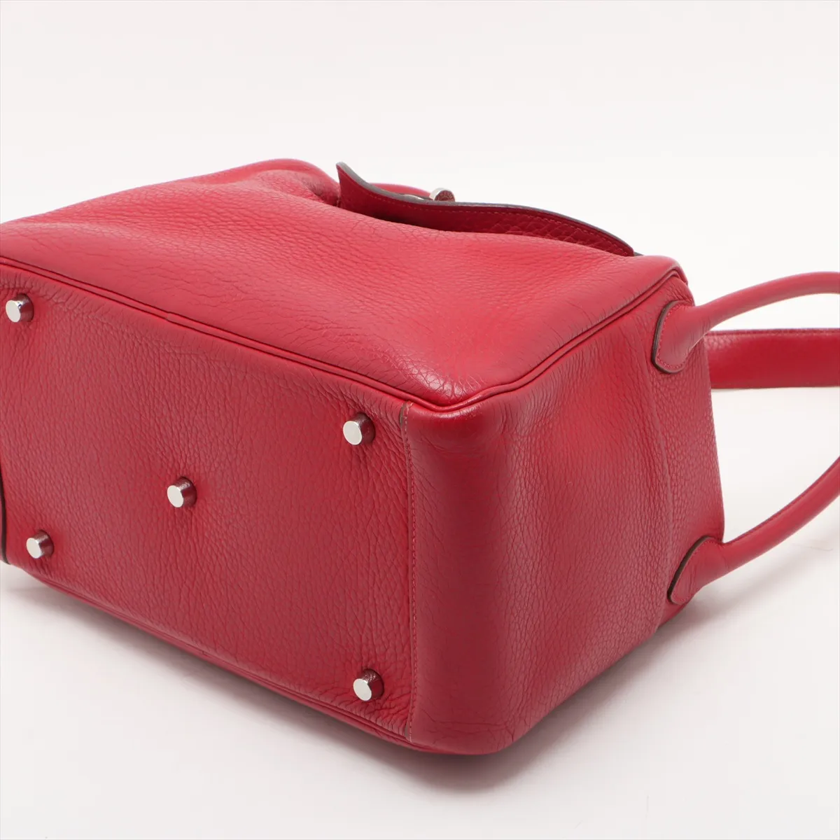 Lindy 30 Taurillon Clemence Red Silver Hardware P:2012 — view 3