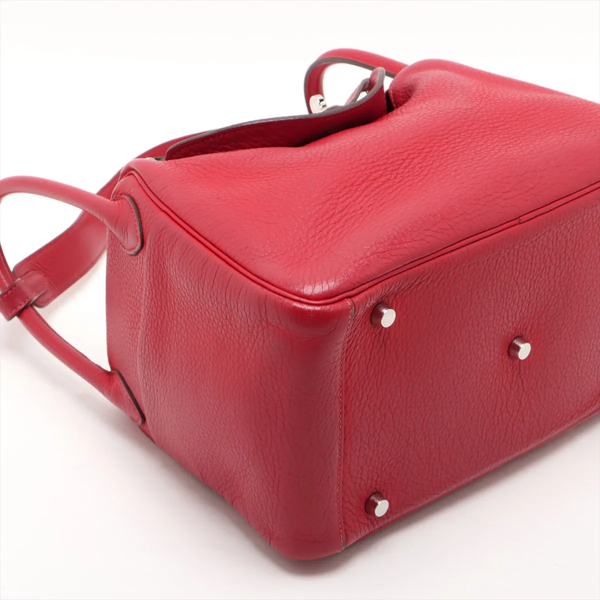 Lindy 30 Taurillon Clemence Red Silver Hardware P:2012 — view 4