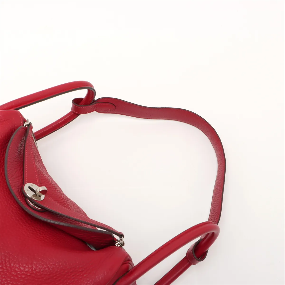 Lindy 30 Taurillon Clemence Red Silver Hardware P:2012 — view 7