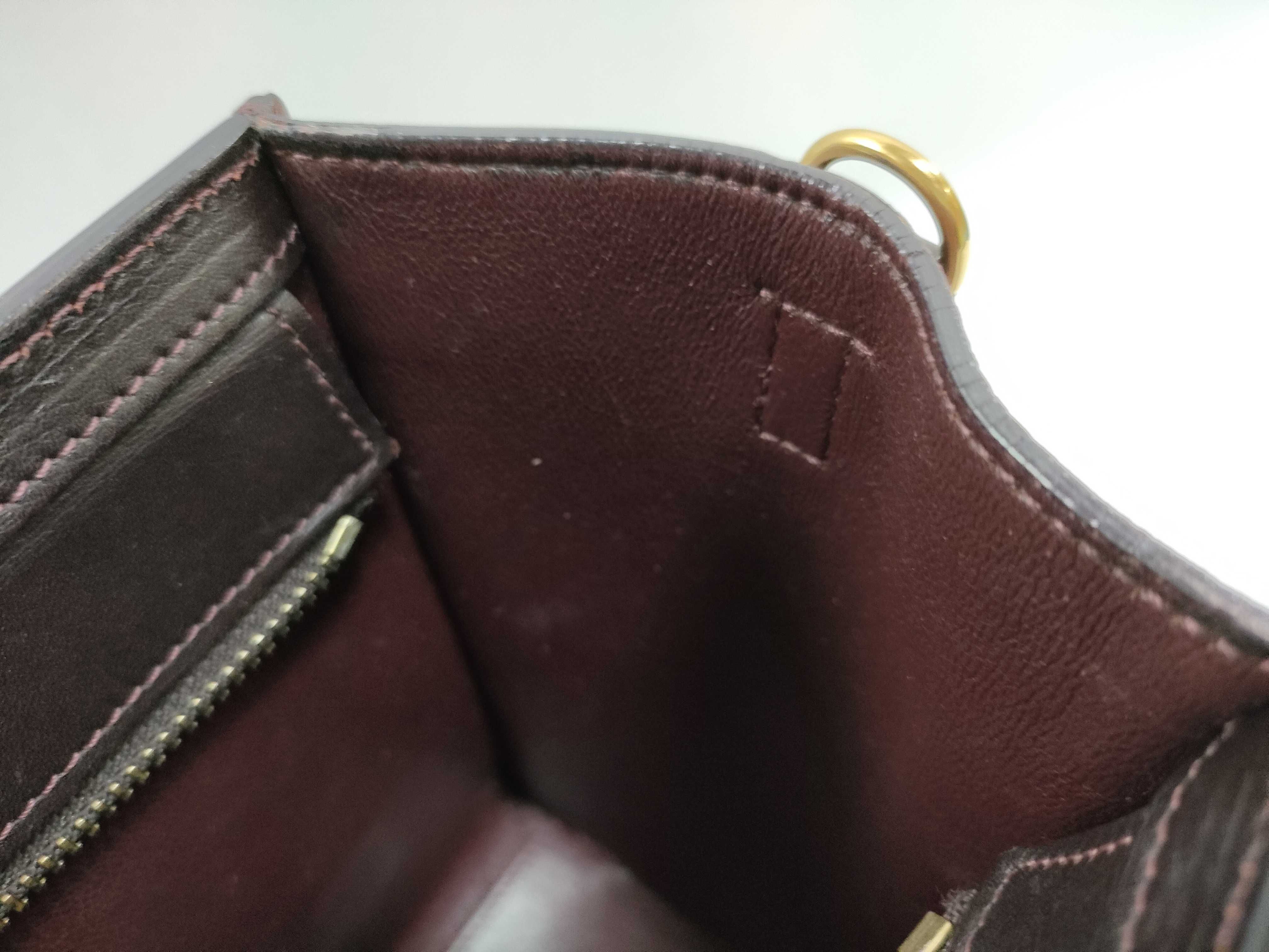 HK-F-CU-0174 Luggage Nano Leather Black/Red 2-Way Shoulder Bag (Handbag) — view 13