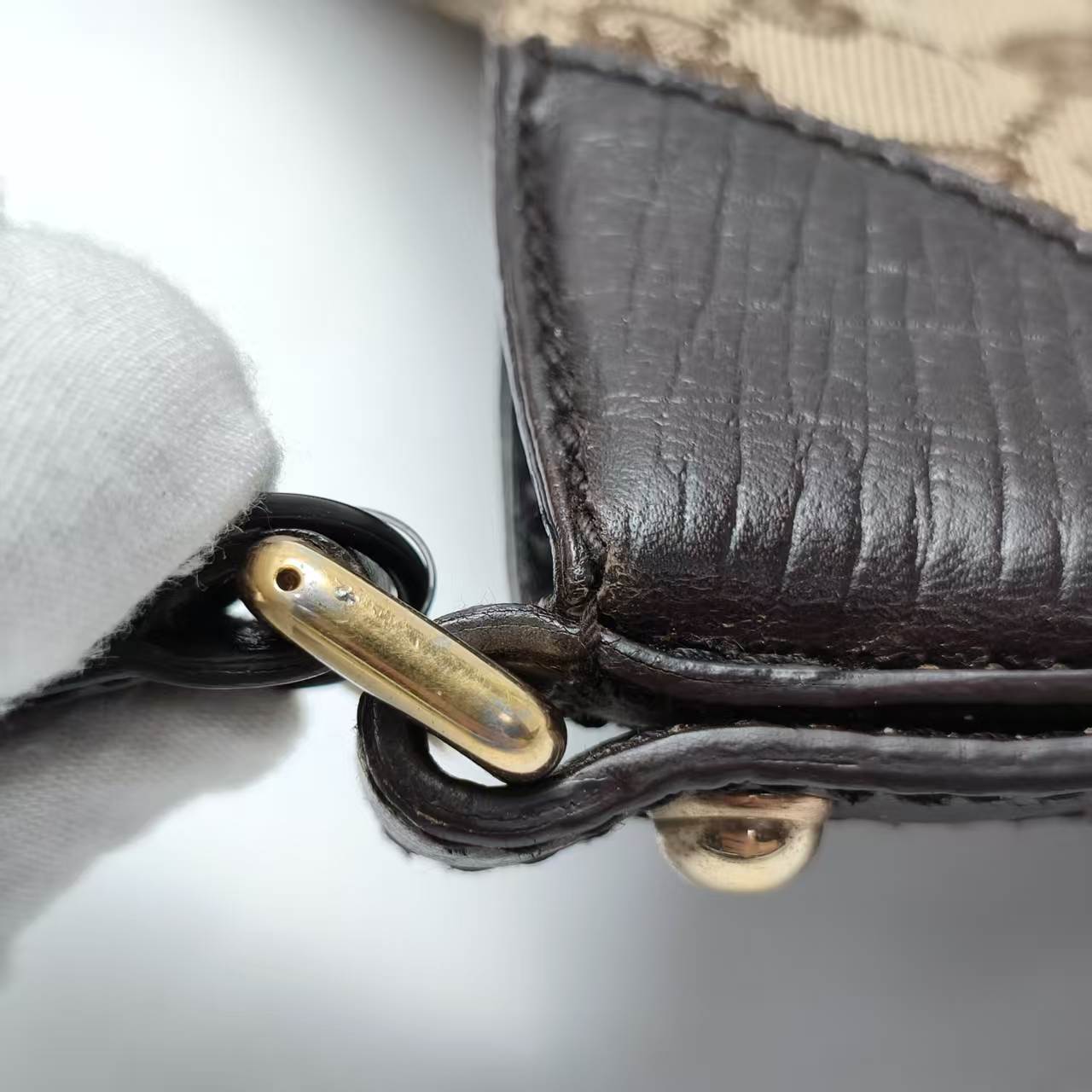 【*Shipped from: China*】GUCCI Horsebit Canvas 137388 Handbag — view 8