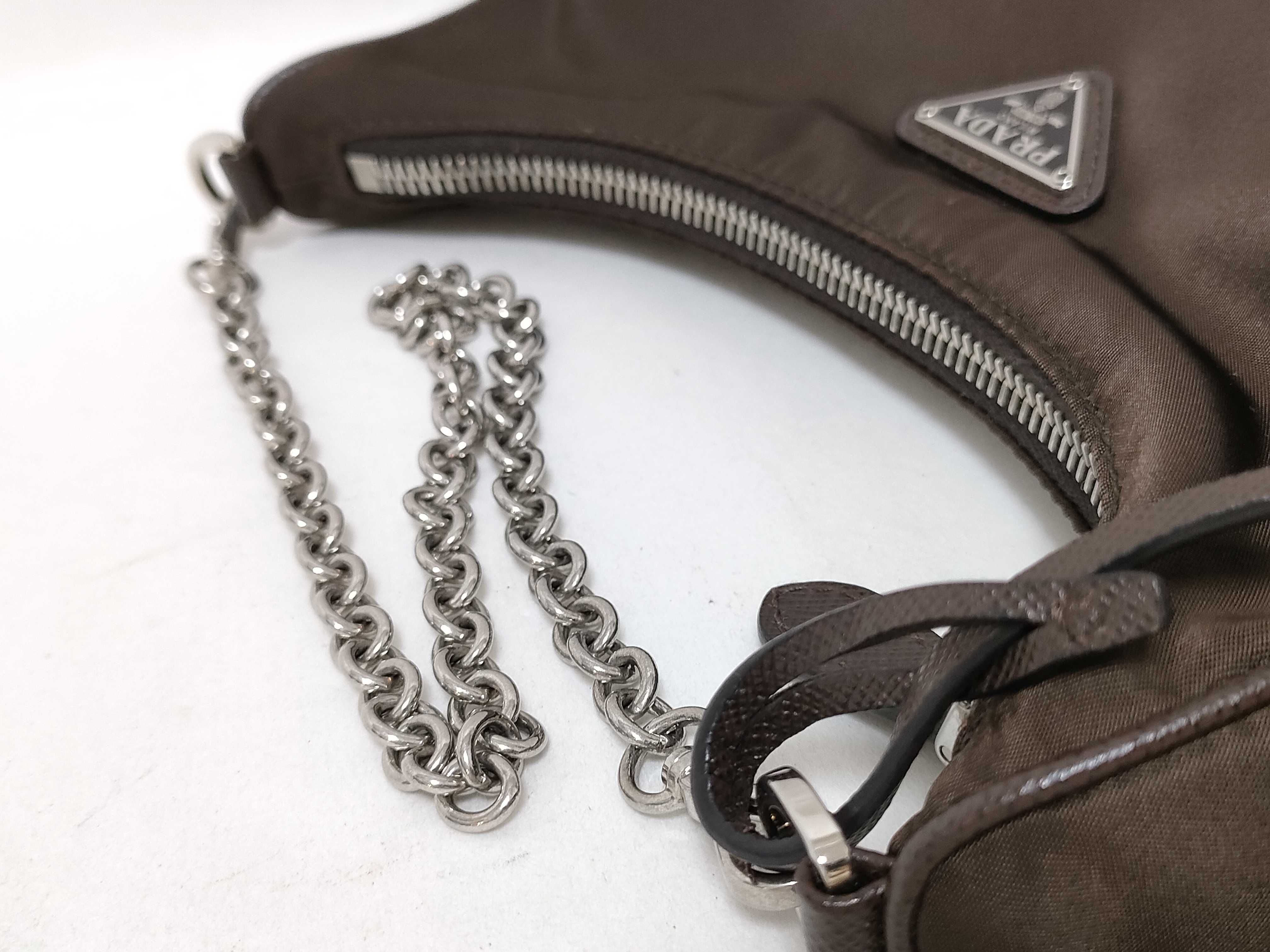 Nylon Prada Nylon Re-Edition 3WAY Chain Shoulder Bag — view 3