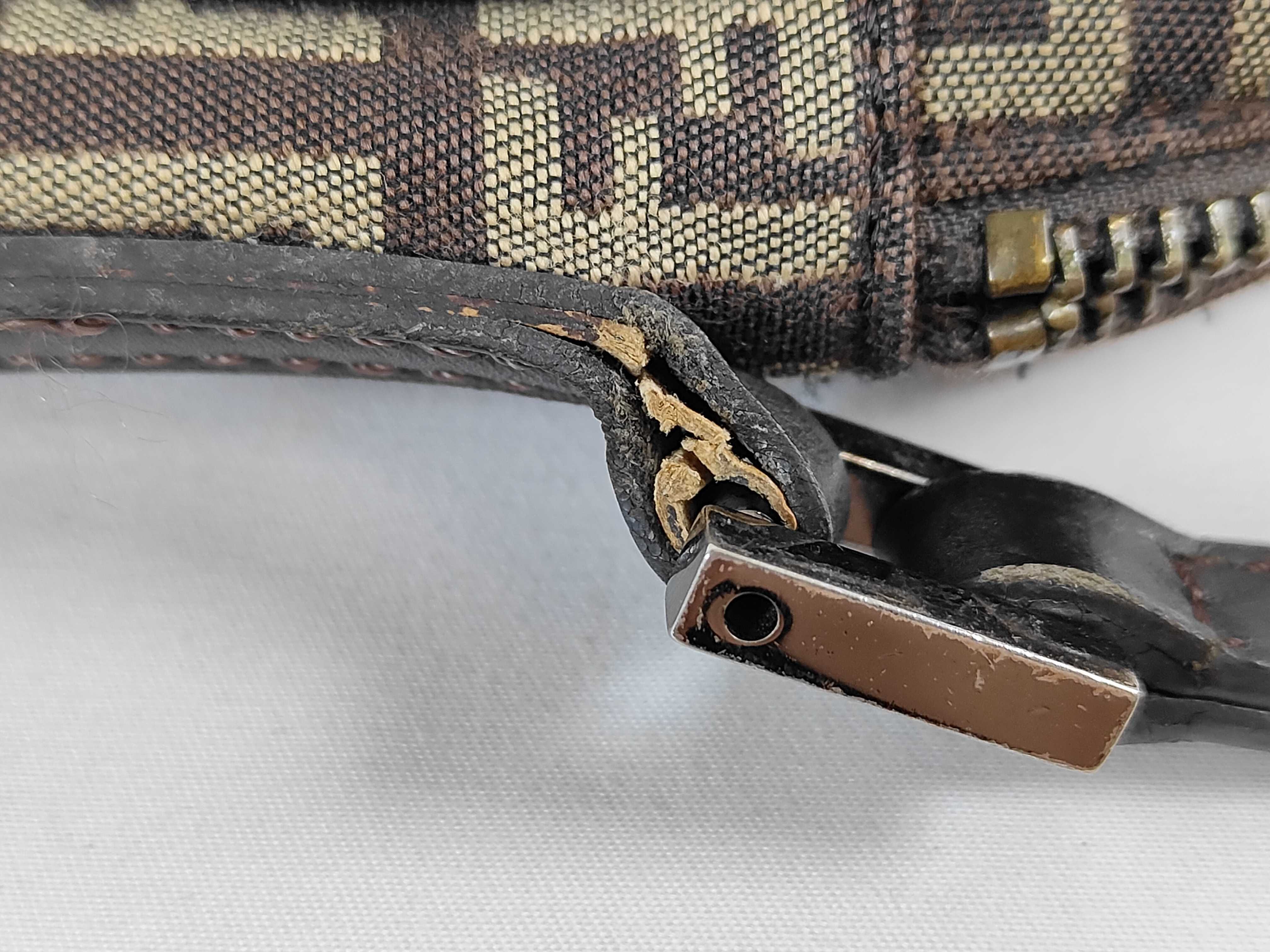 Zucca pattern Fendi Zucchino canvas shoulder bag — view 5