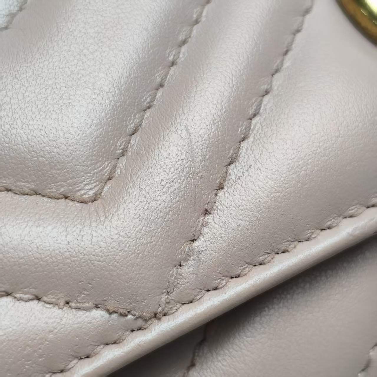 【*Shipped from: China*】GUCCI GG Marmont Leather Shoulder Bag 546577 — view 12