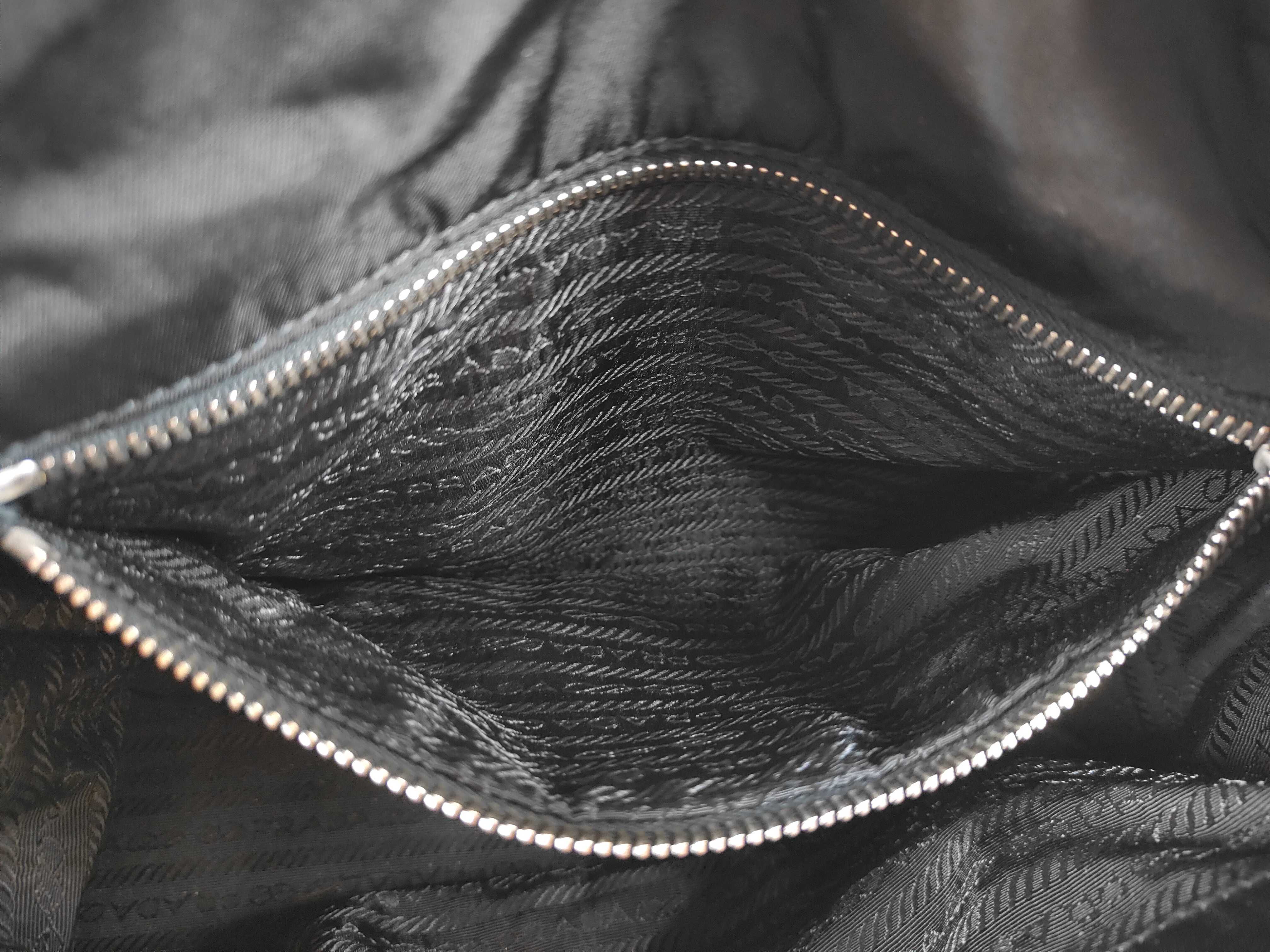 nylon quilted chain tote shoulder bag — view 12