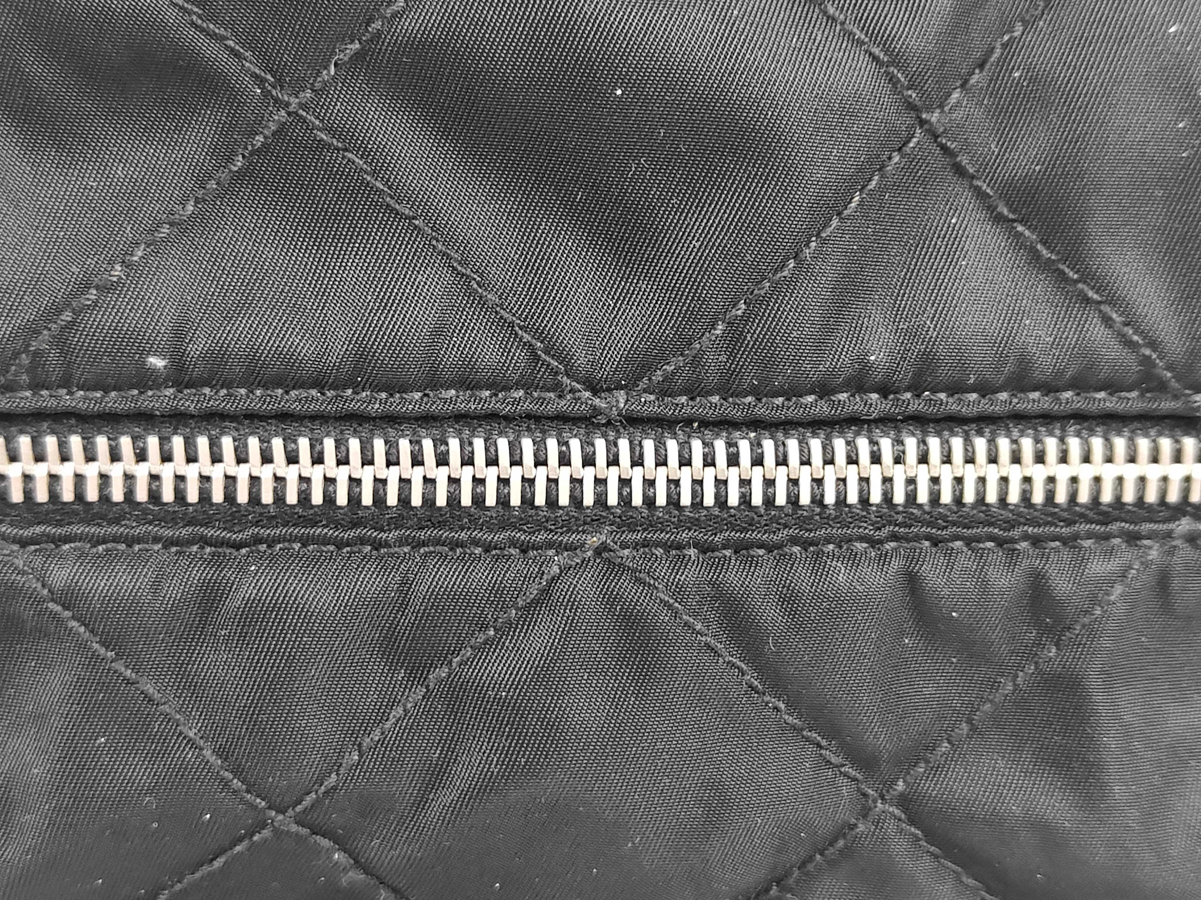 nylon quilted chain tote shoulder bag — view 8