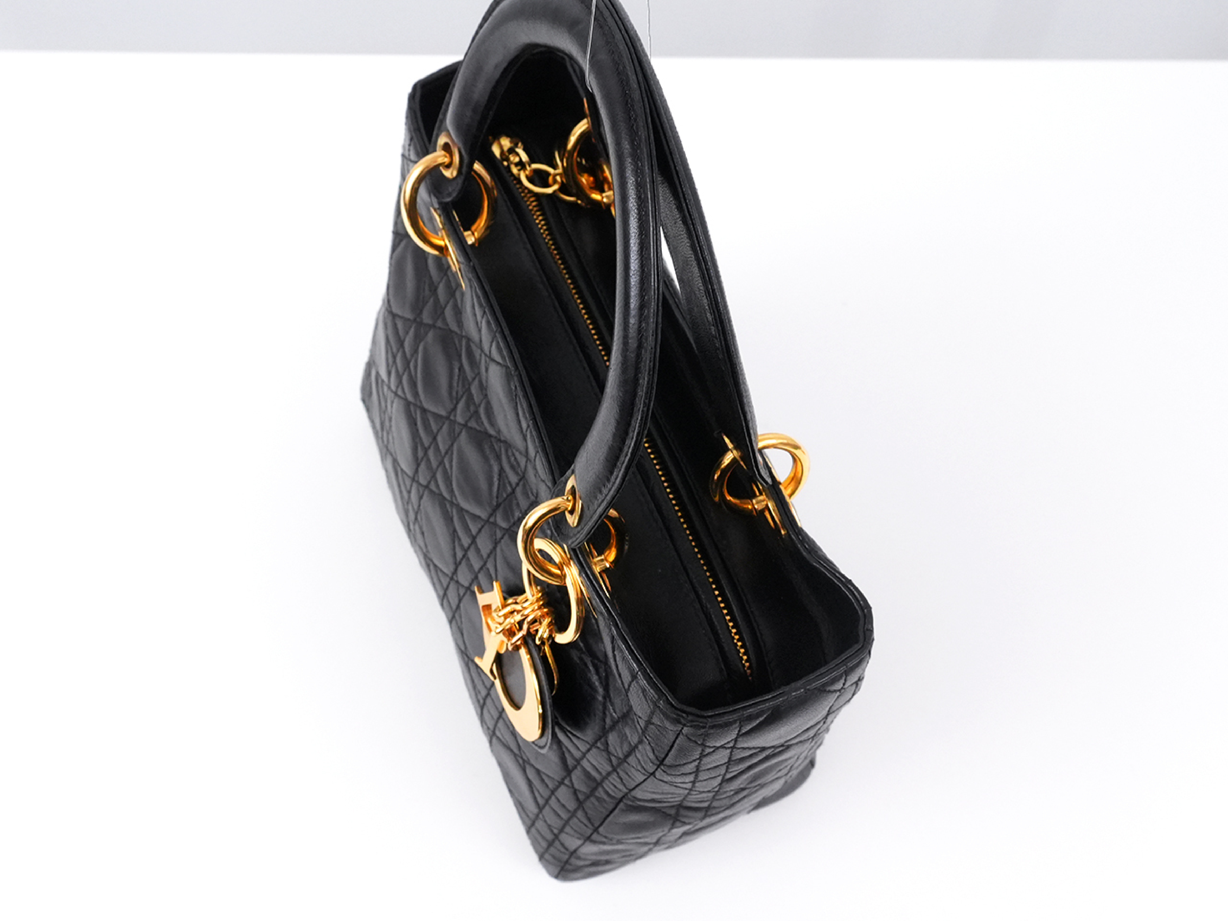 Lady Dior Cannage Handbag — view 4