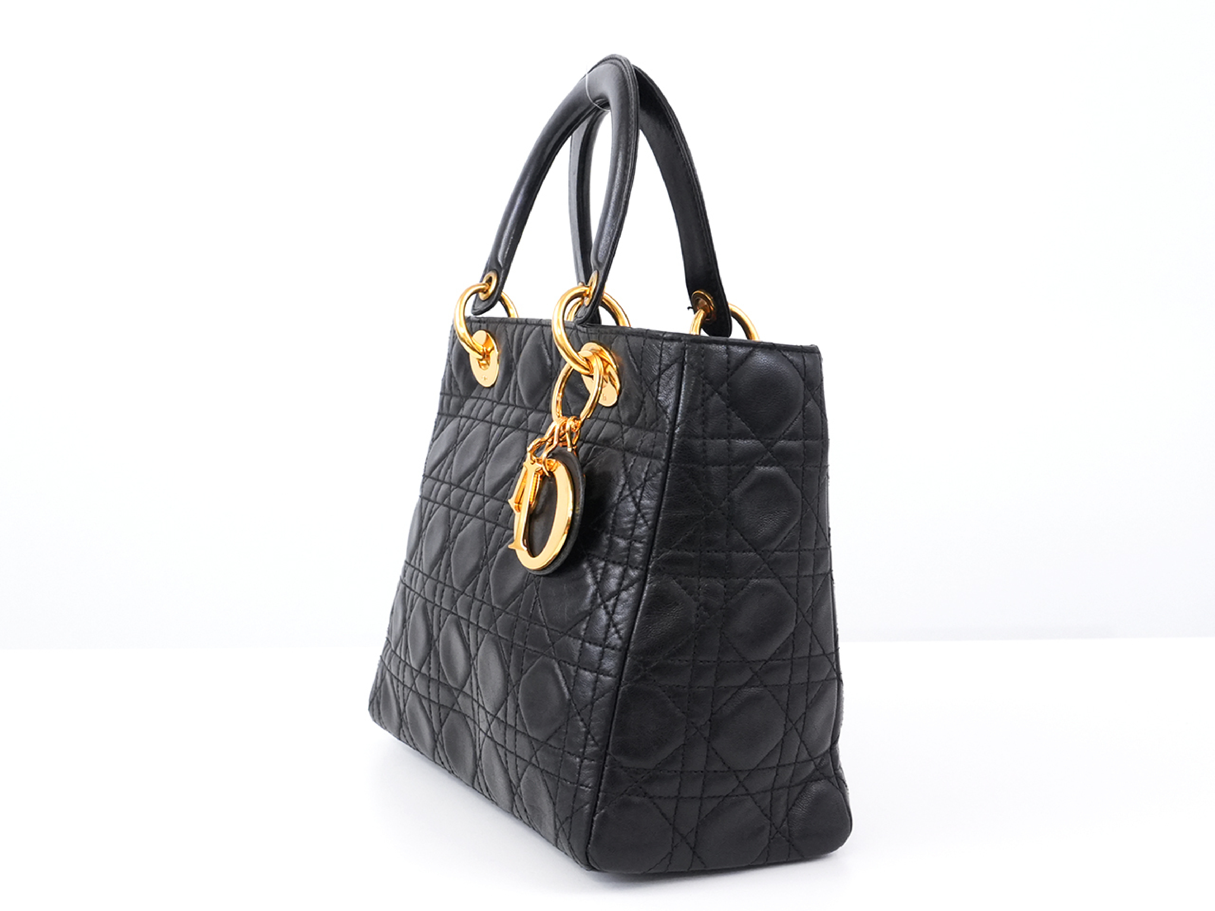 Lady Dior Cannage Handbag — view 7