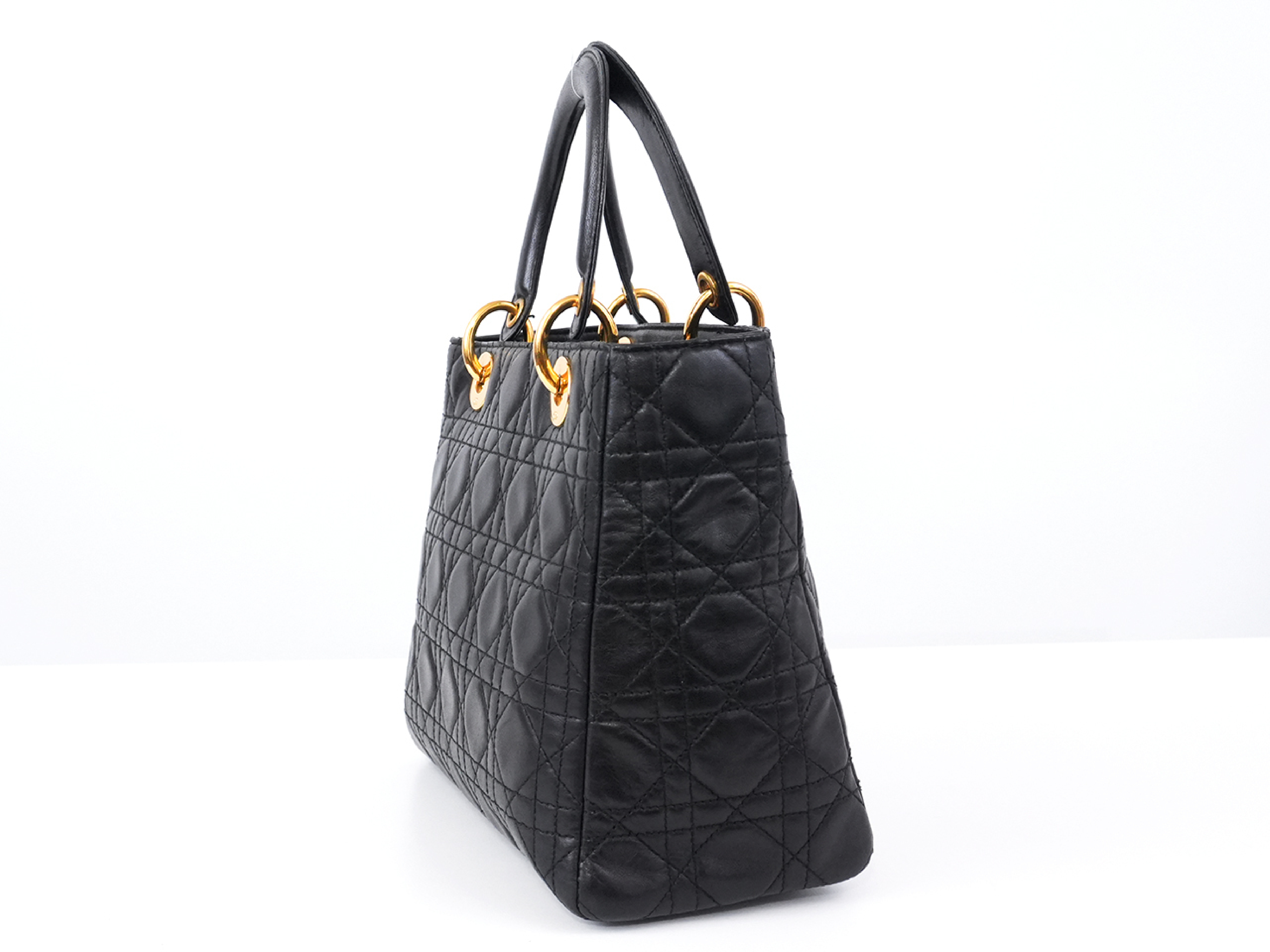 Lady Dior Cannage Handbag — view 8
