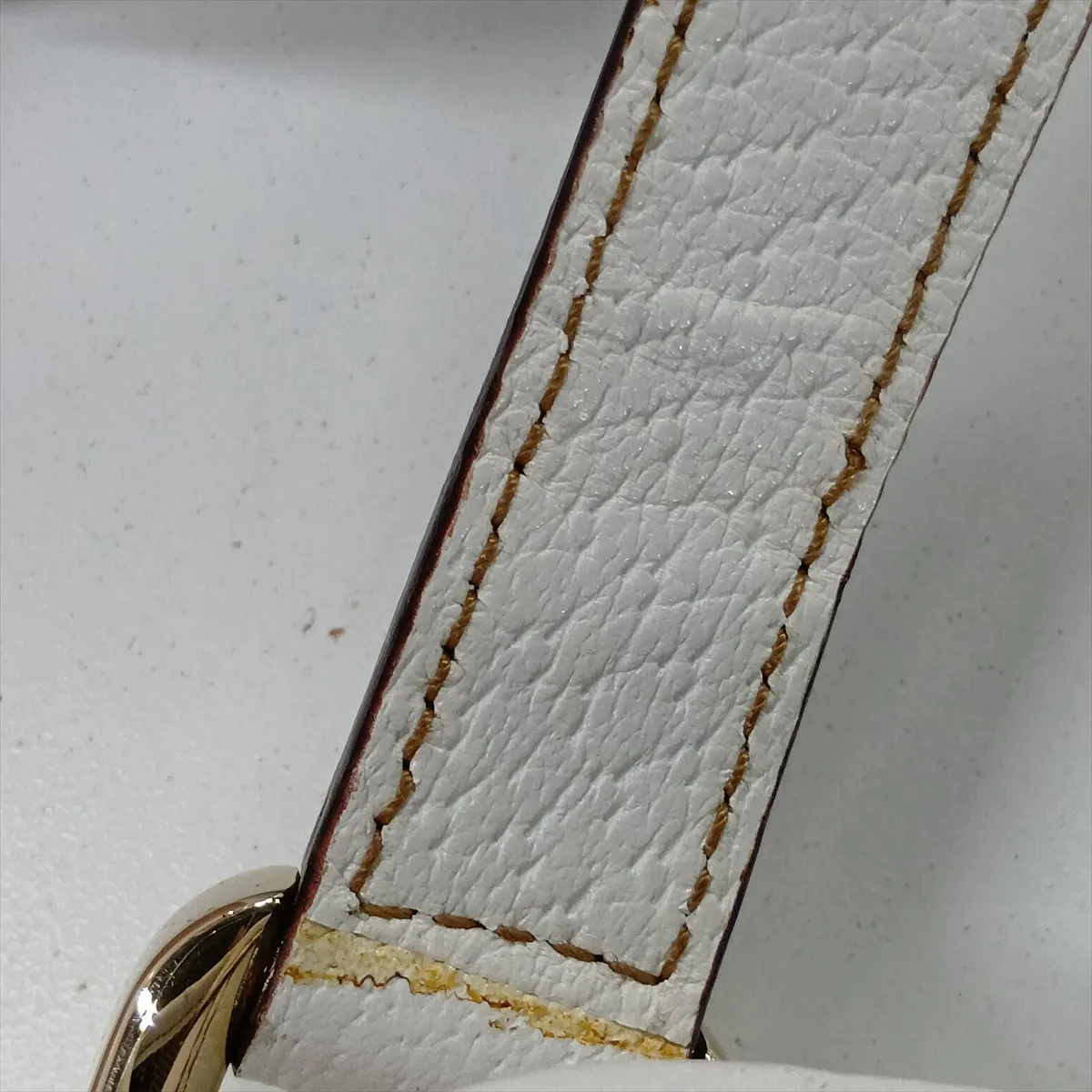Abbey Leather Tote Bag, White, 130736 — view 13
