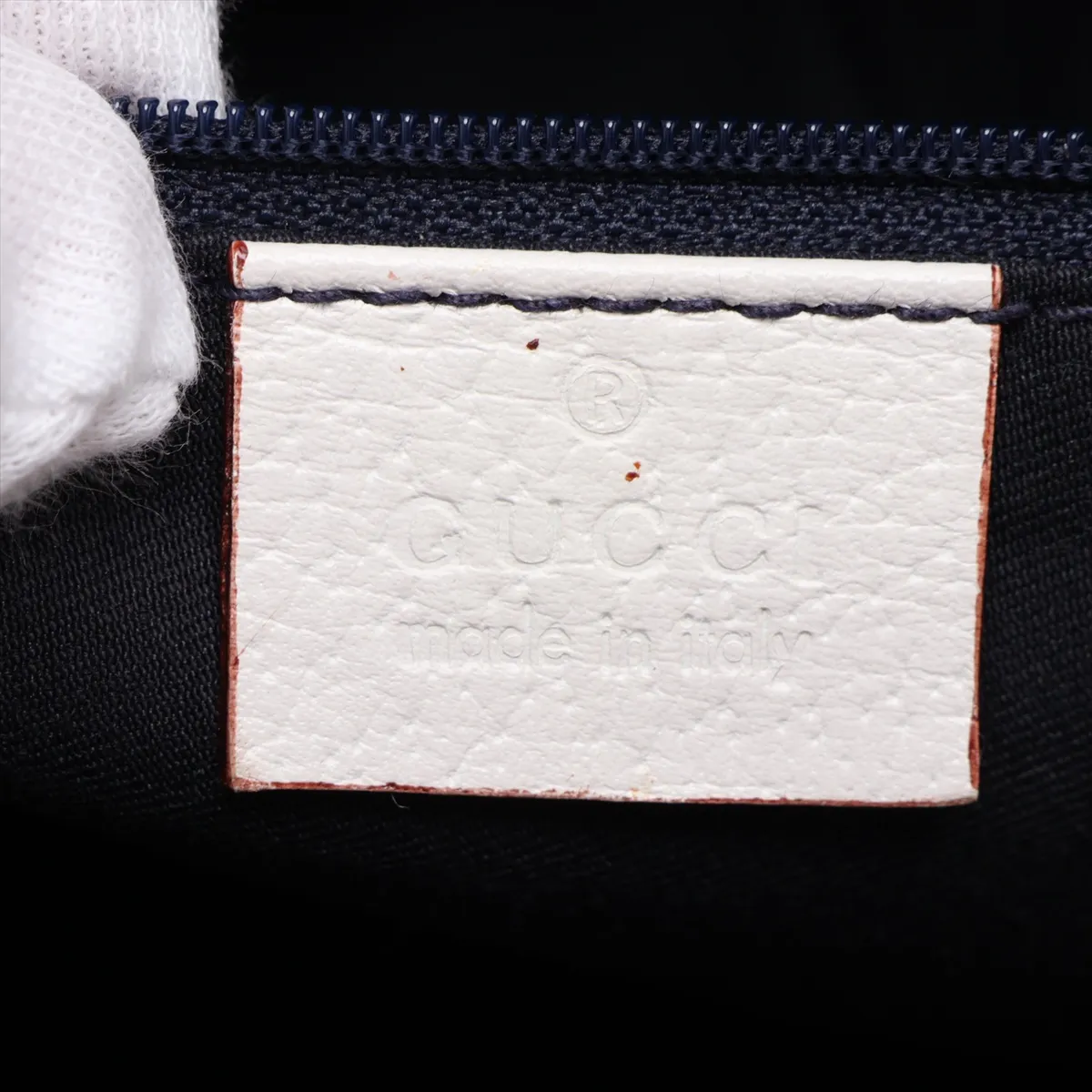 Abbey Leather Tote Bag, White, 130736 — view 9