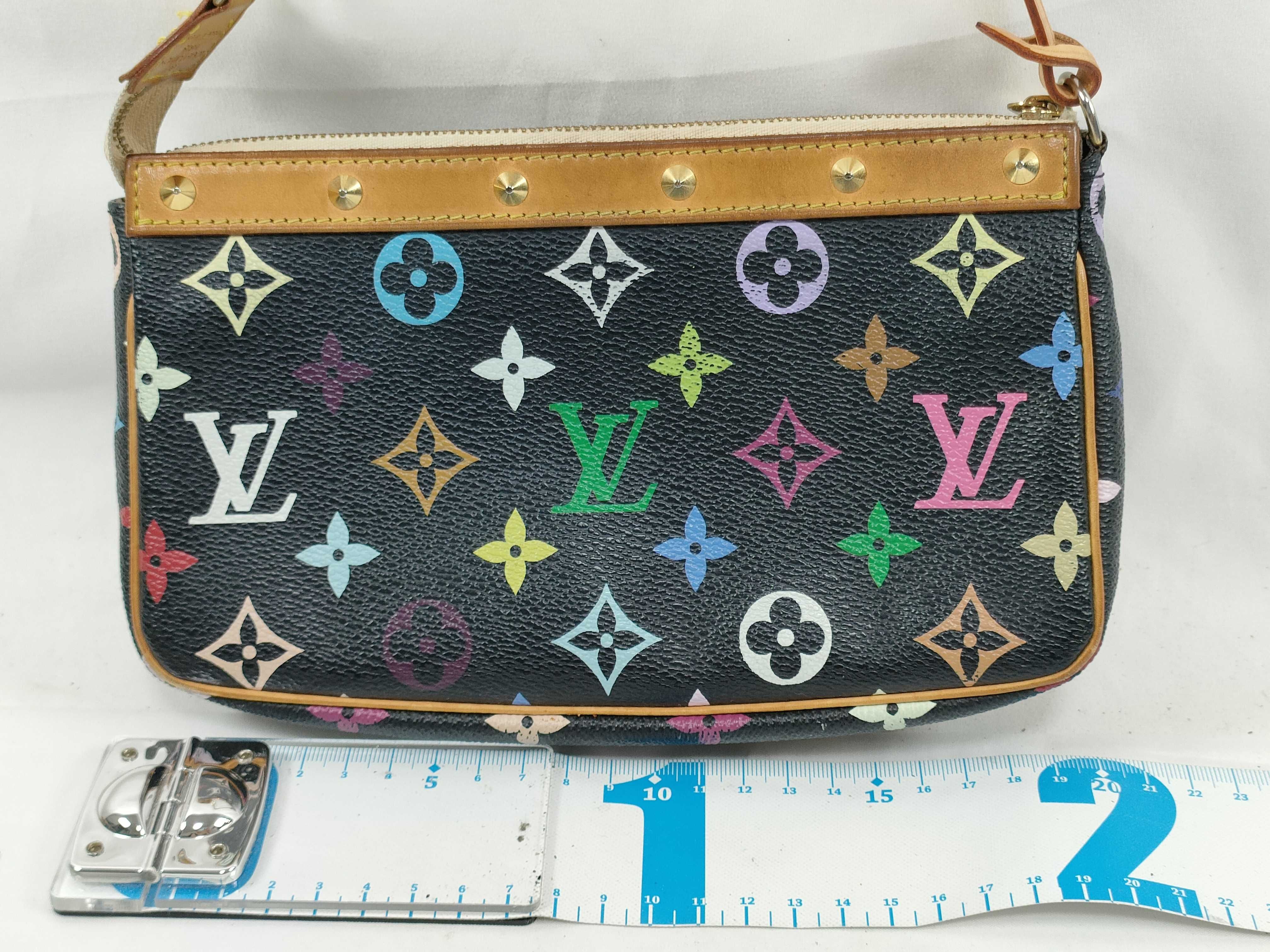 Monogram Multicolor Louis Vuitton Pochette Accessoires Pouch — view 2