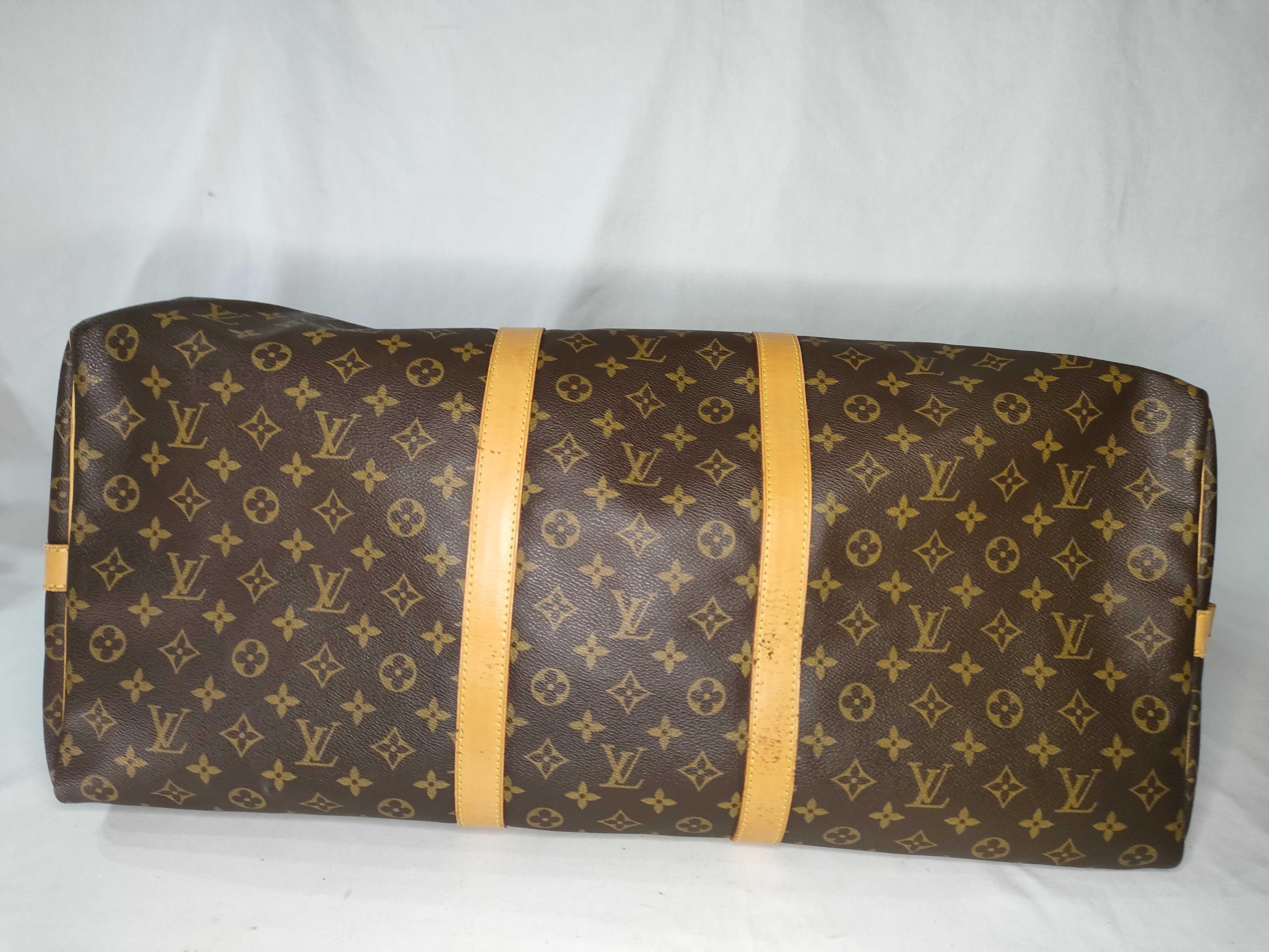 Monogram Keepall 60 M41422 Brown Boston Bag — view 8