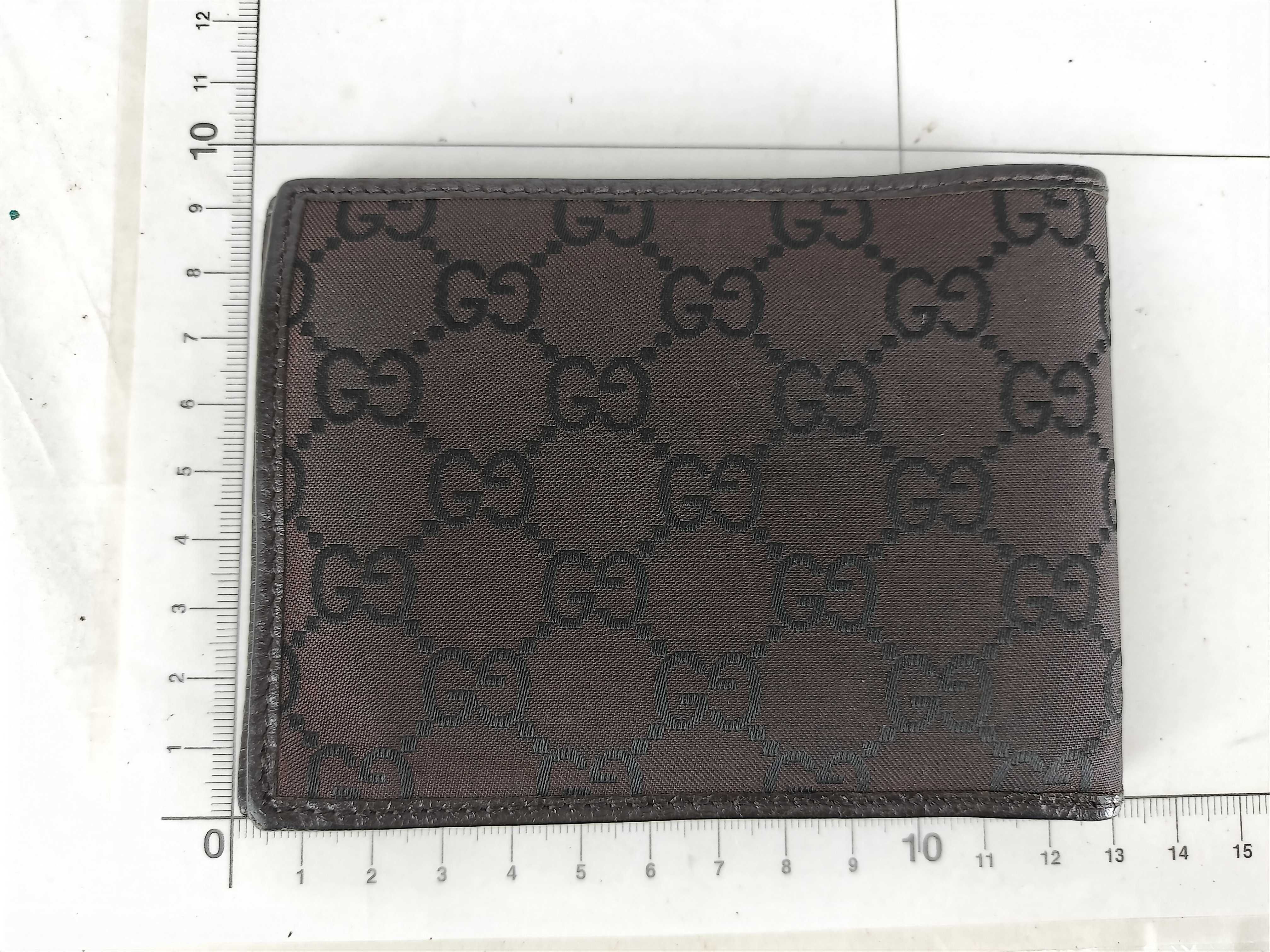 bifold wallet GG pattern nylon 143384 wallet — view 2