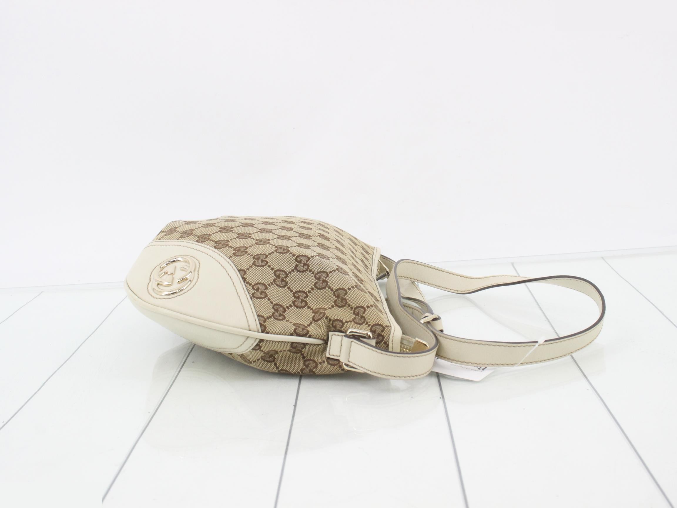 Canvas Shoulder Bag New Brit Half Moon 169998 — view 3