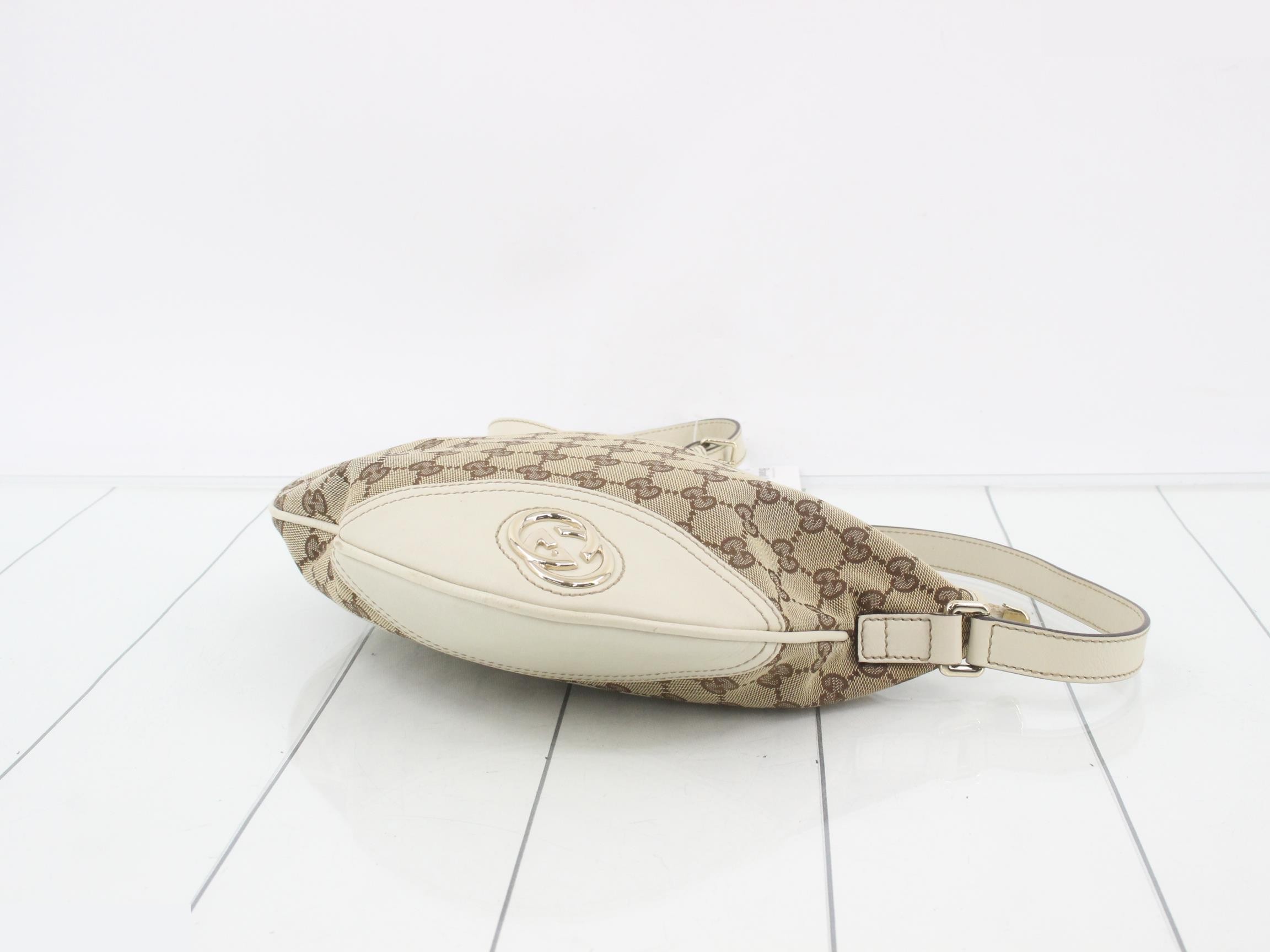 Canvas Shoulder Bag New Brit Half Moon 169998 — view 6