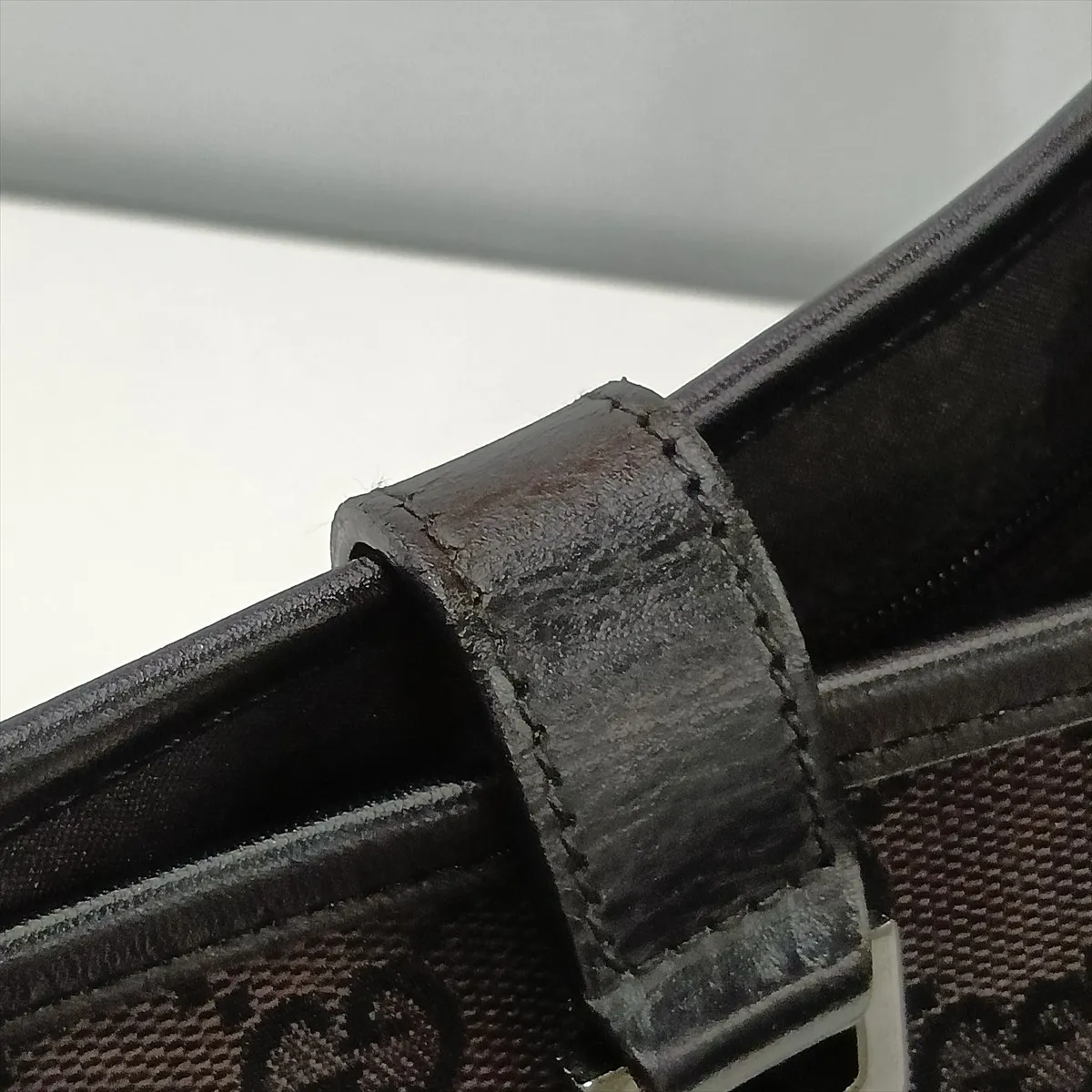 GG Canvas Jackie Canvas x Leather Shoulder Bag, Black — view 11