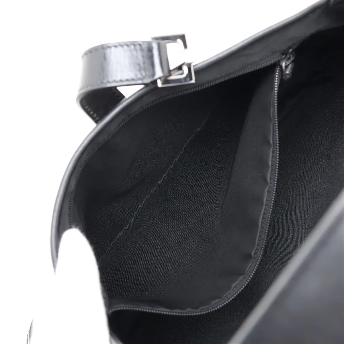 GG Canvas Jackie Canvas x Leather Shoulder Bag, Black — view 8