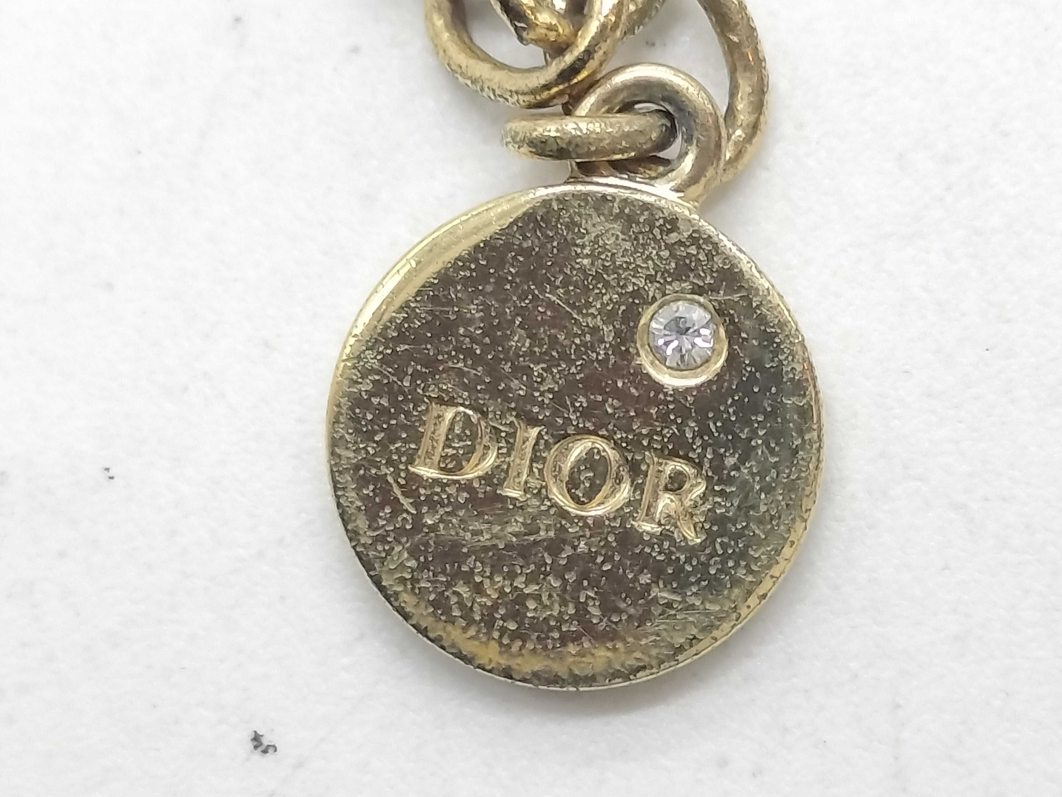 Rhinestone Alphabet Logo Plated Bracelet Necklace — view 6