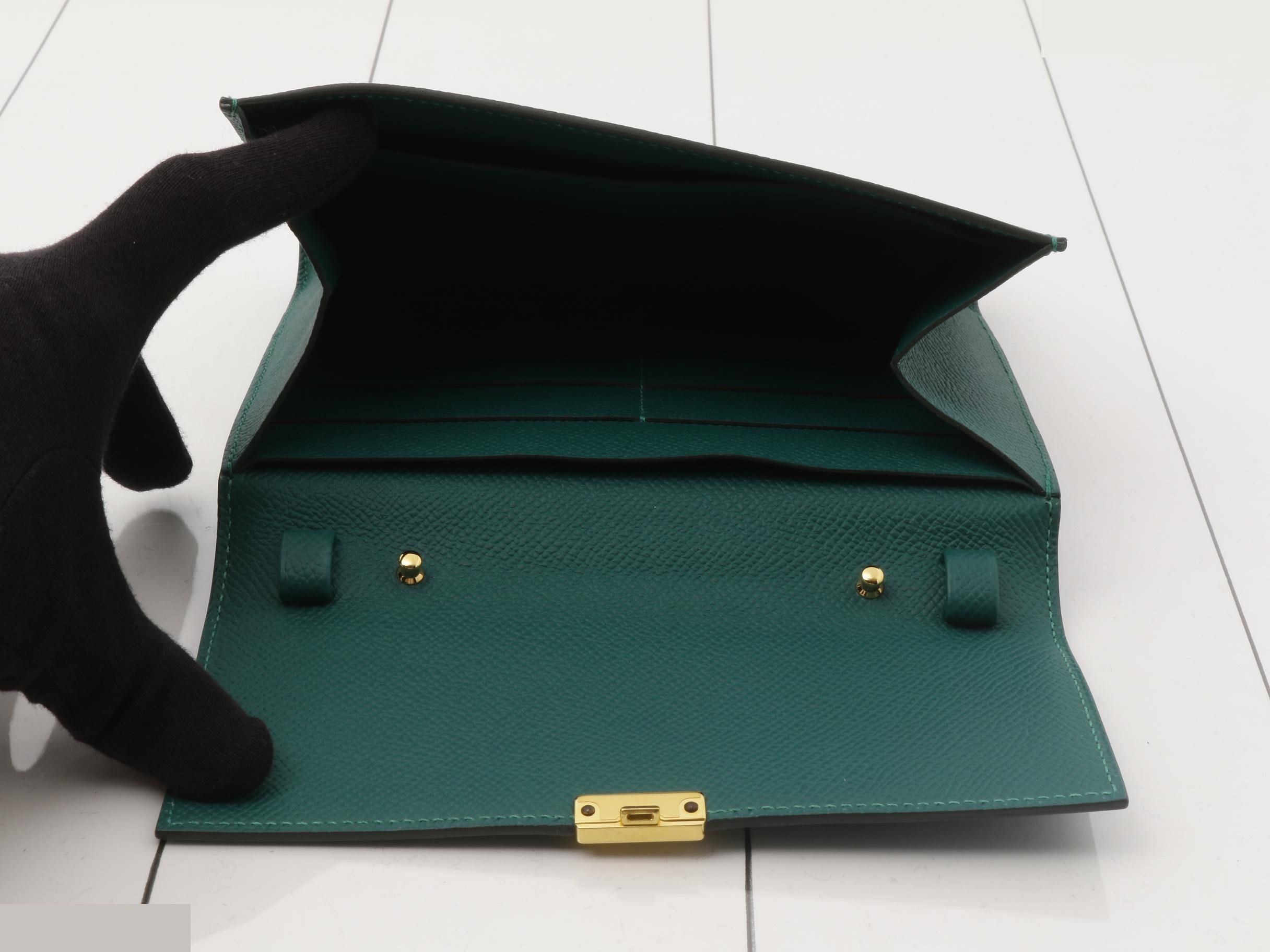 Click 16 Shoulder Bag, Green, Y Stamp — view 4