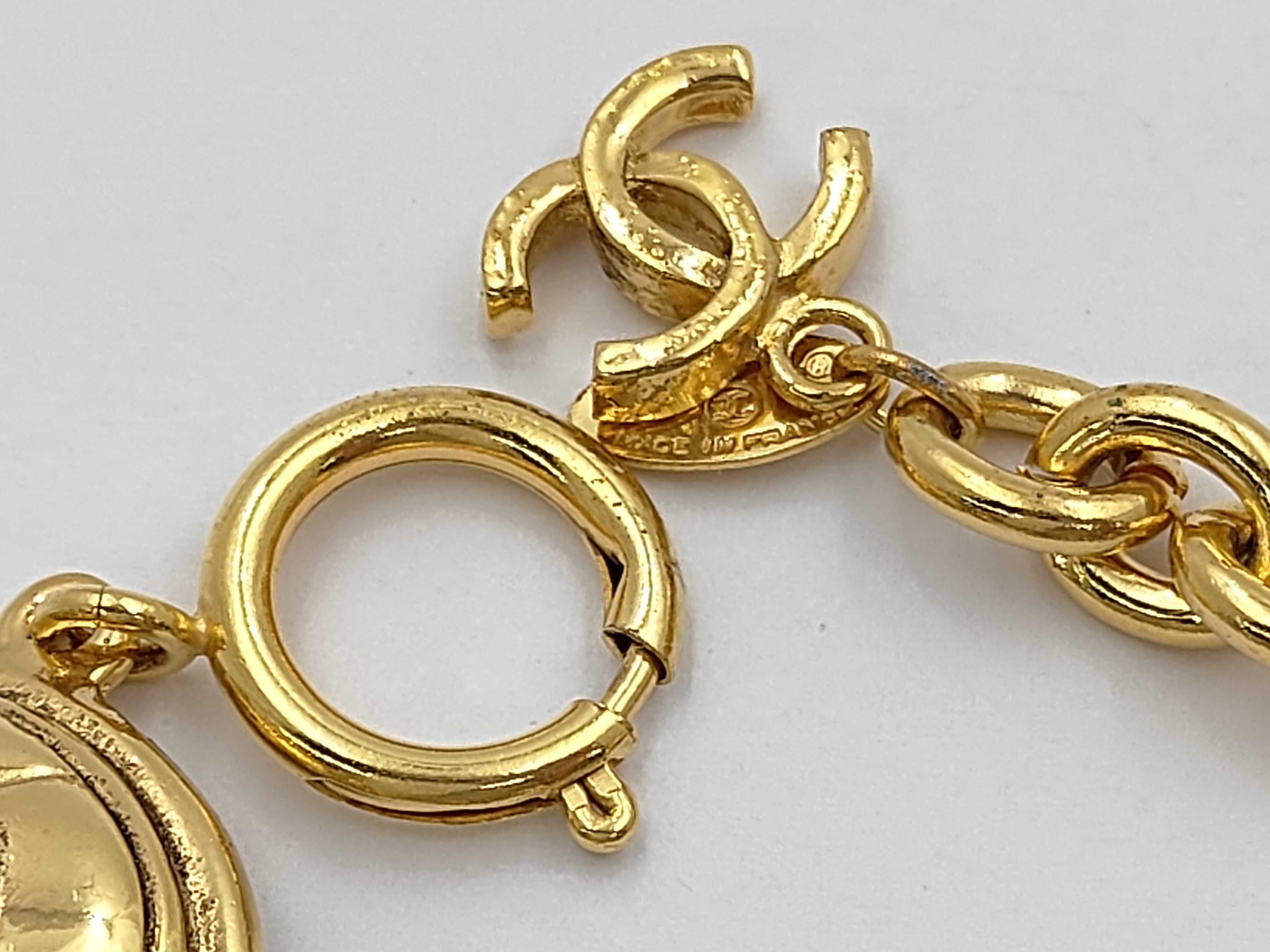 Bracelet, 5-strand Coco Mark, Matelassé, No Year Engraving, Gold Bracelet/Bangle — view 2