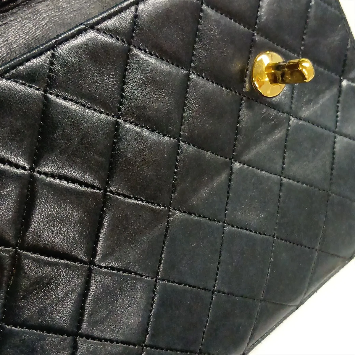 [Individually packaged] Chanel Matelassé Lambskin 2-Way Shoulder Bag, Black with Gold Hardware, 1811916, Unit 1 — view 15