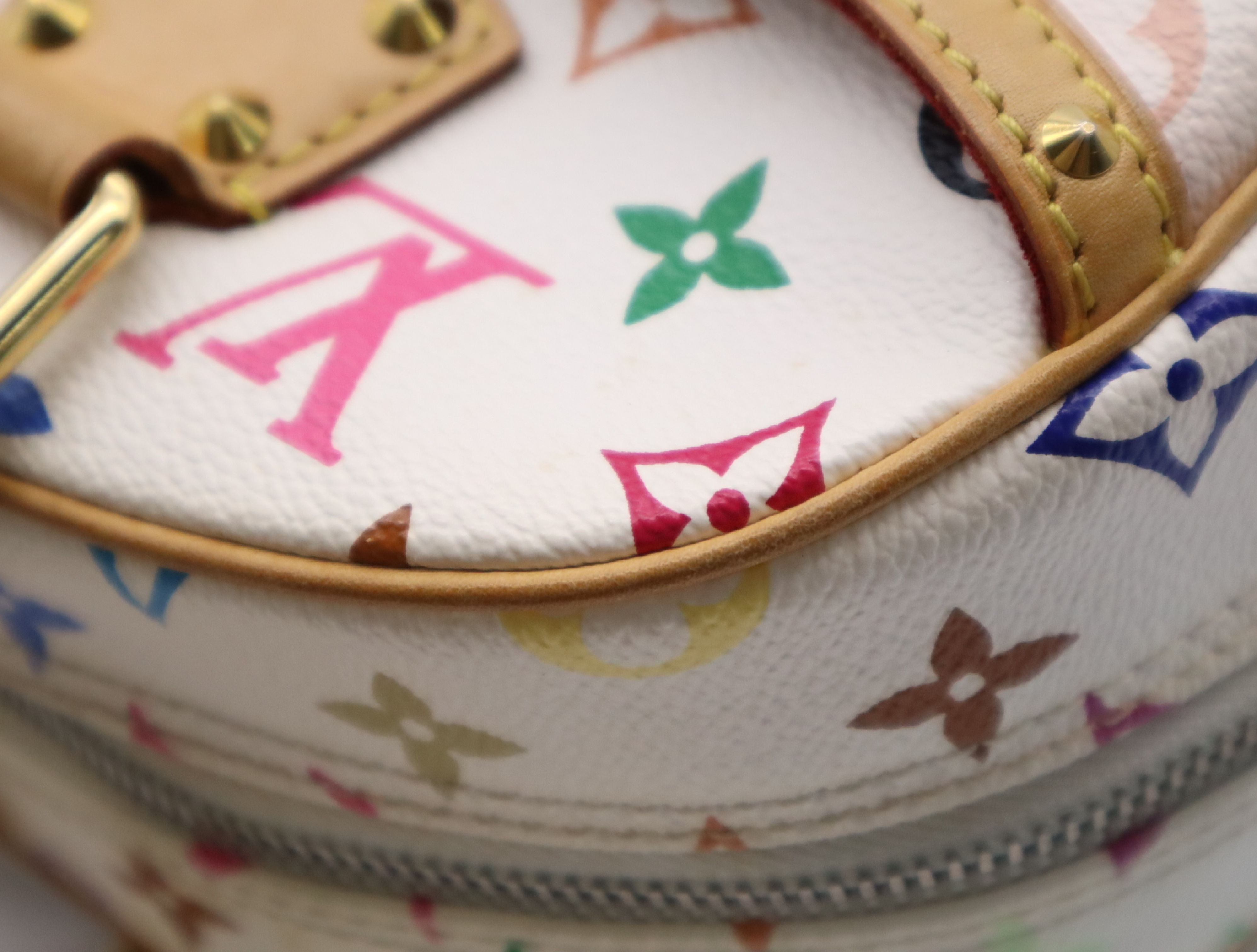 M92663 Multicolor Trouville Blanc Handbag — view 12