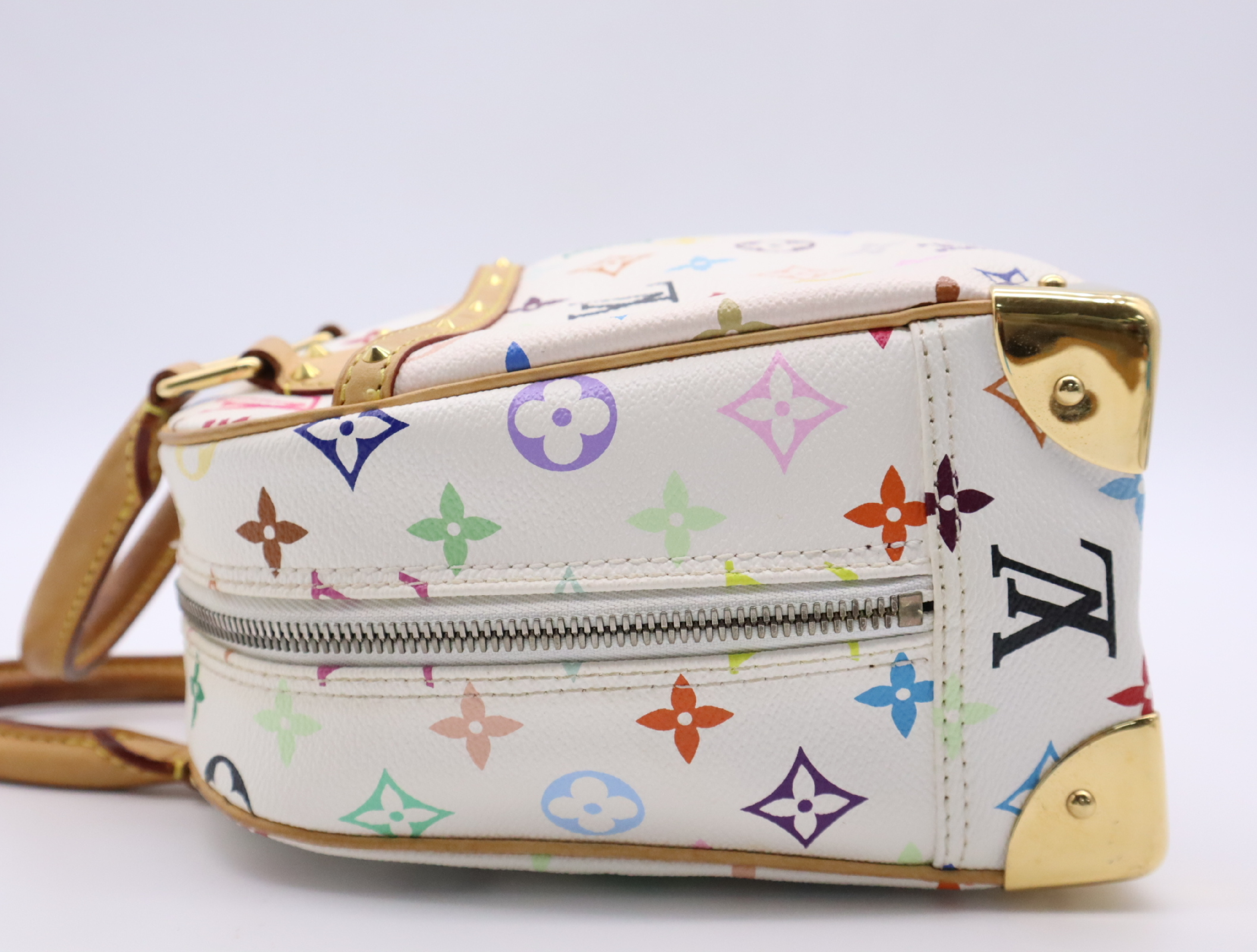 M92663 Multicolor Trouville Blanc Handbag — view 3