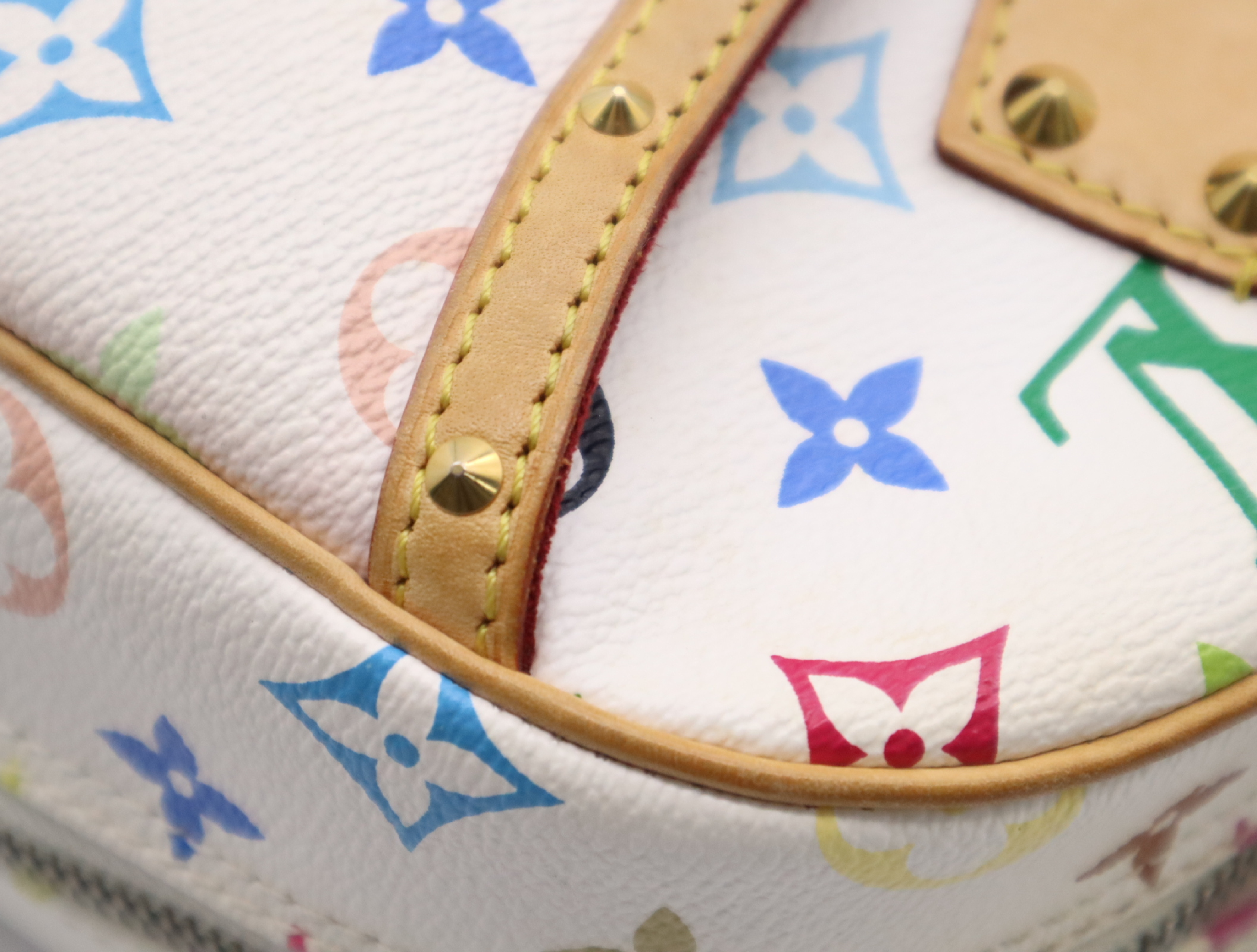 M92663 Multicolor Trouville Blanc Handbag — view 9