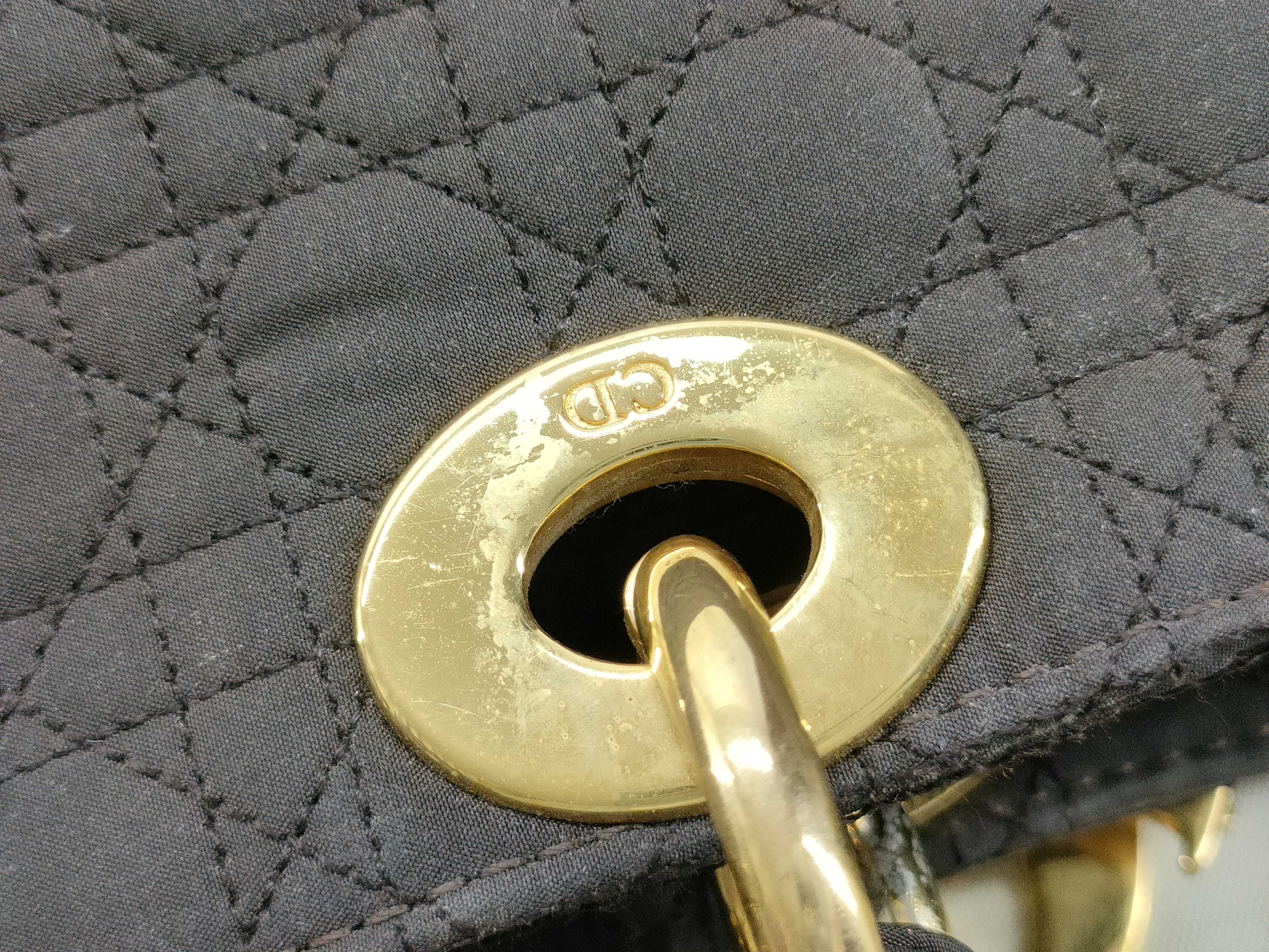 Lady Dior Cannage Handbag Brown Handbag — view 14