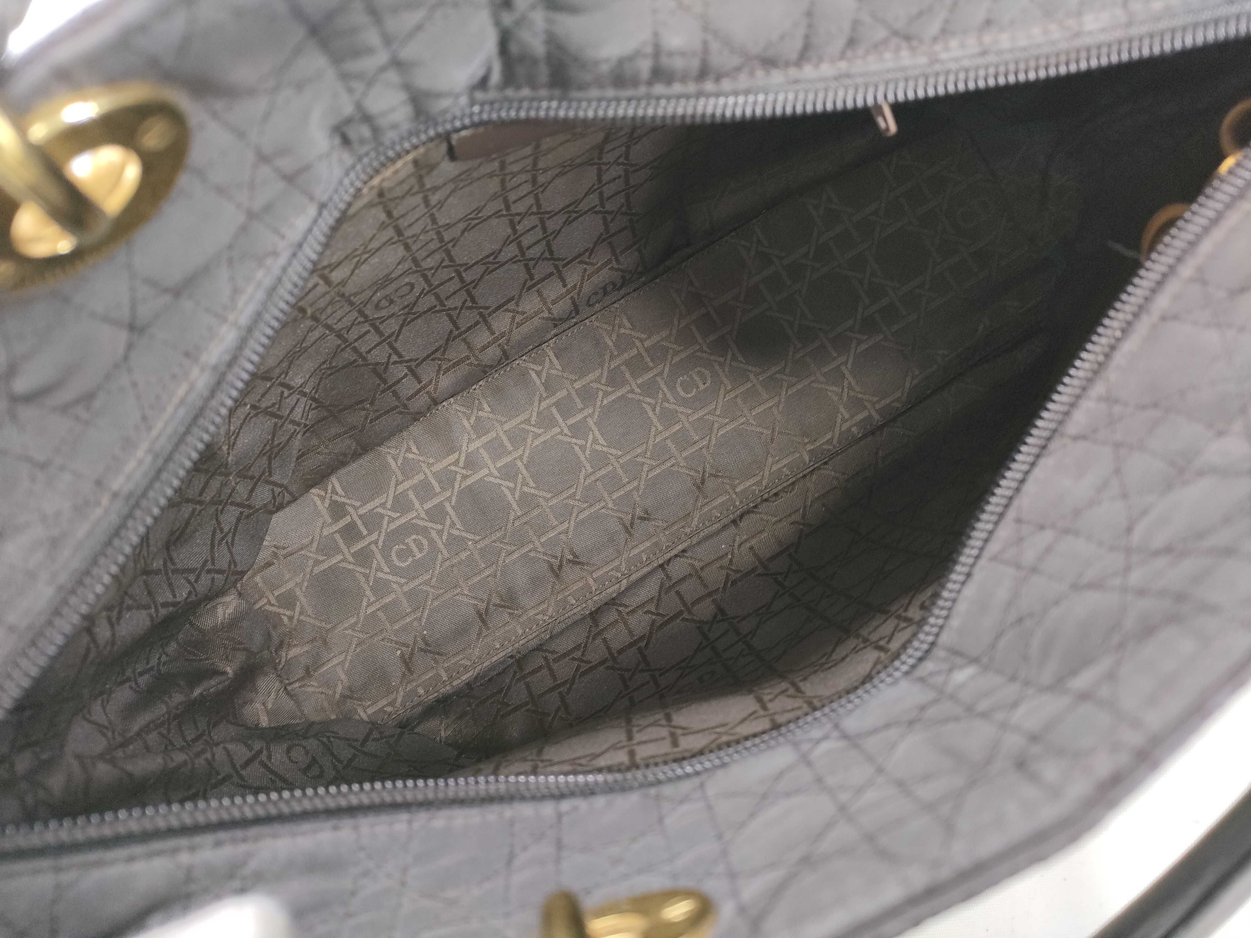 Lady Dior Cannage Handbag Brown Handbag — view 8