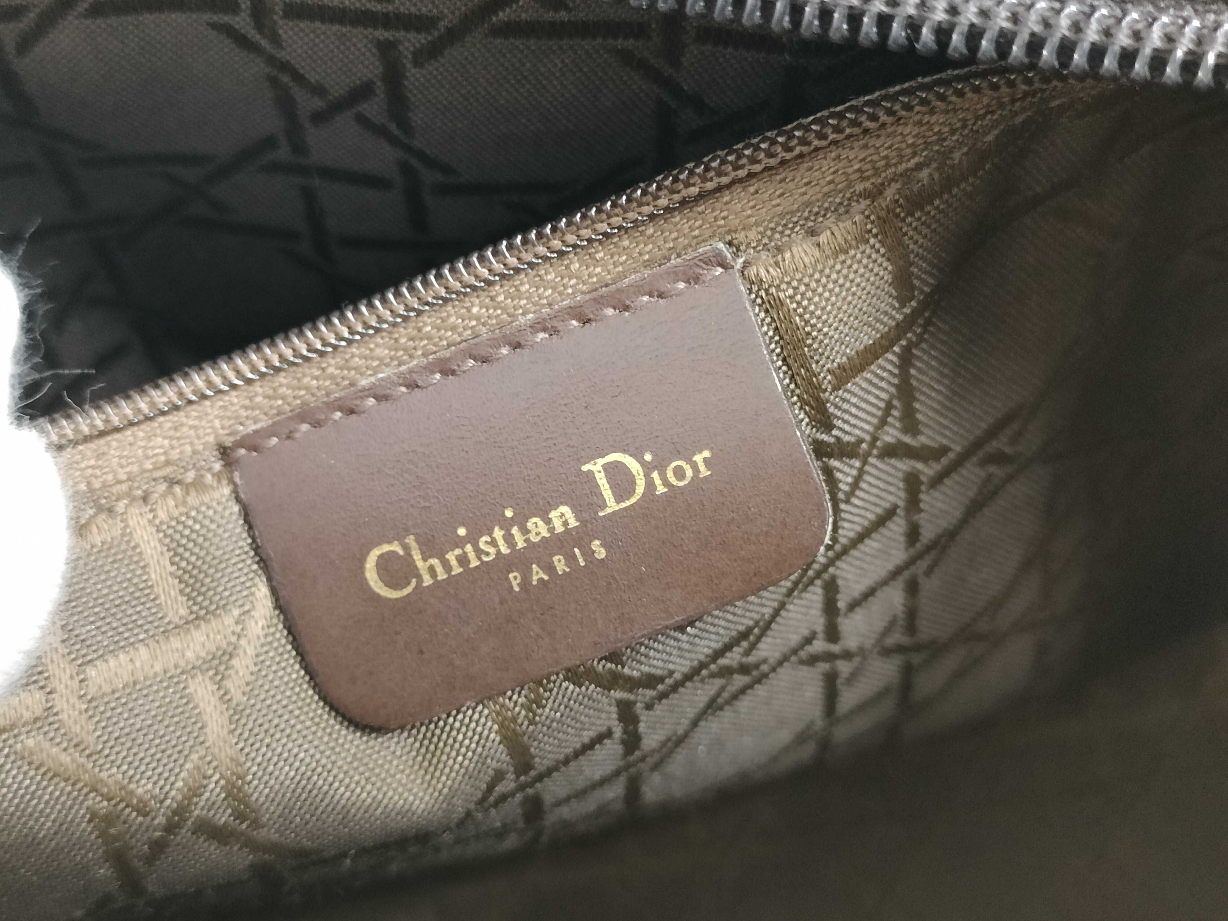 Lady Dior Cannage Handbag Brown Handbag — view 10