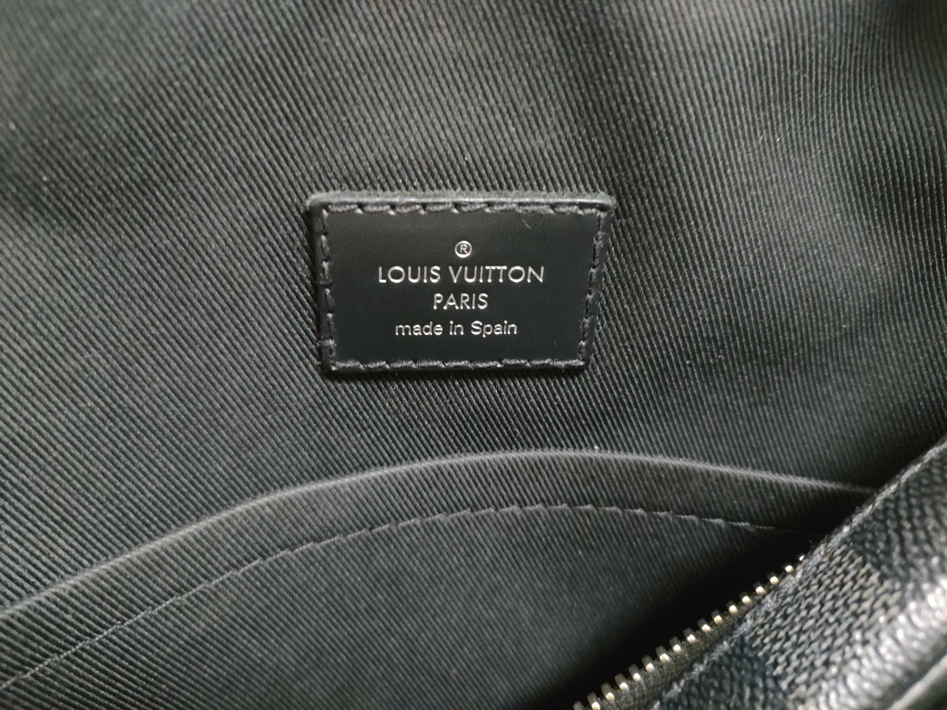 Damier Graphite Dayton PM N41408 CA2128 Black Shoulder Bag — view 11