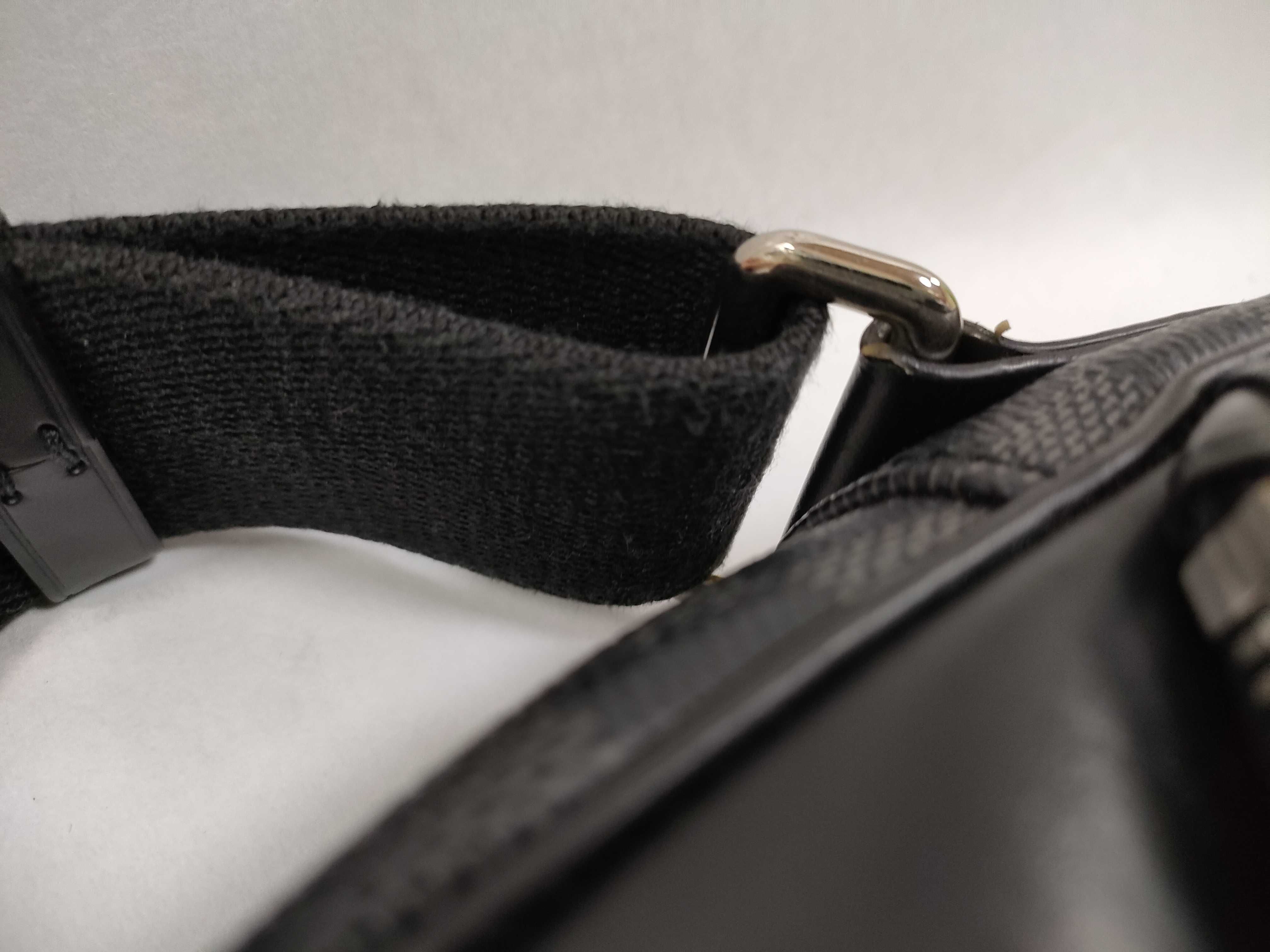 Damier Graphite Dayton PM N41408 CA2128 Black Shoulder Bag — view 5