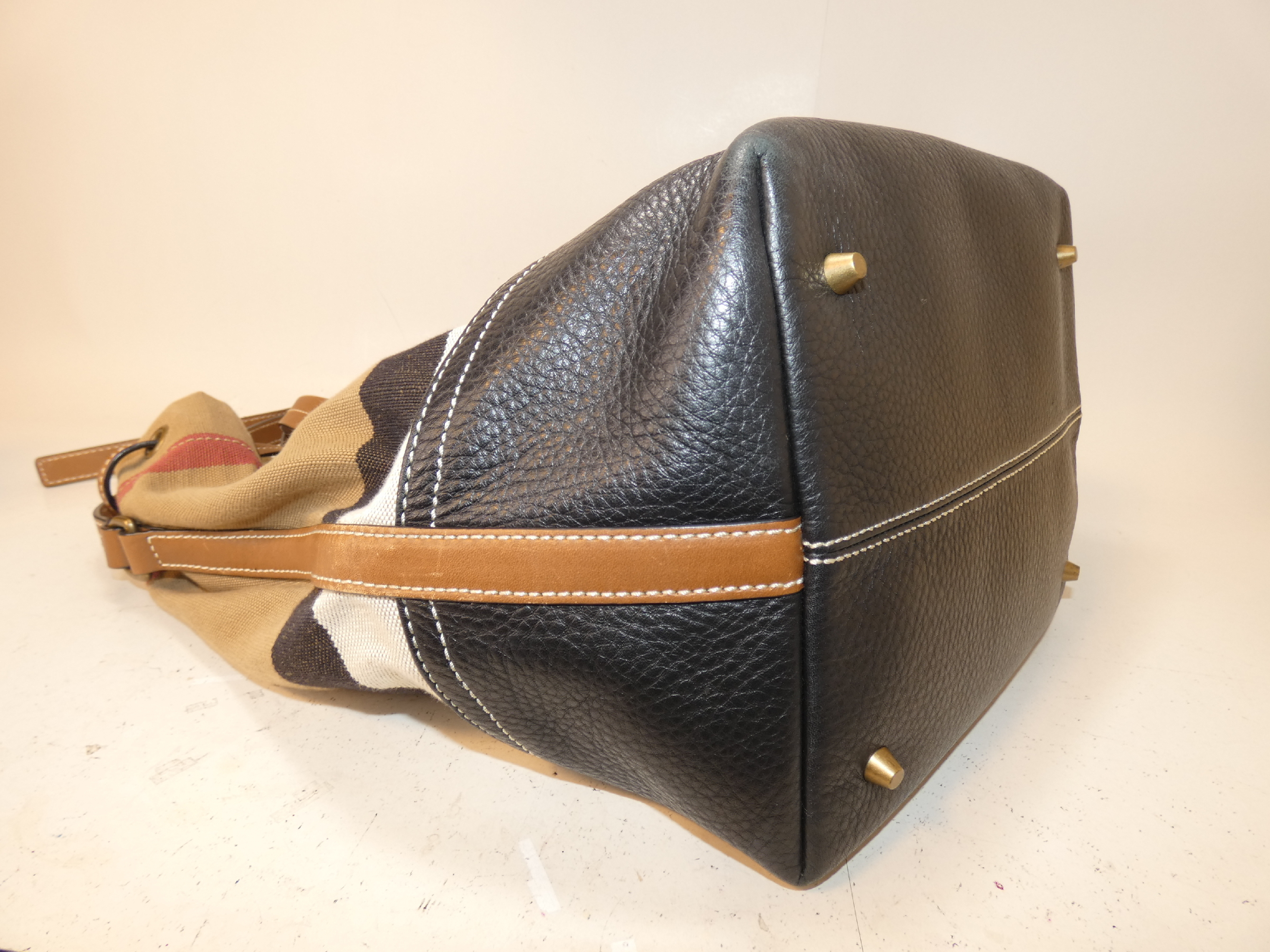 Nova Check Tassel Shoulder Bag with Pouch — view 9