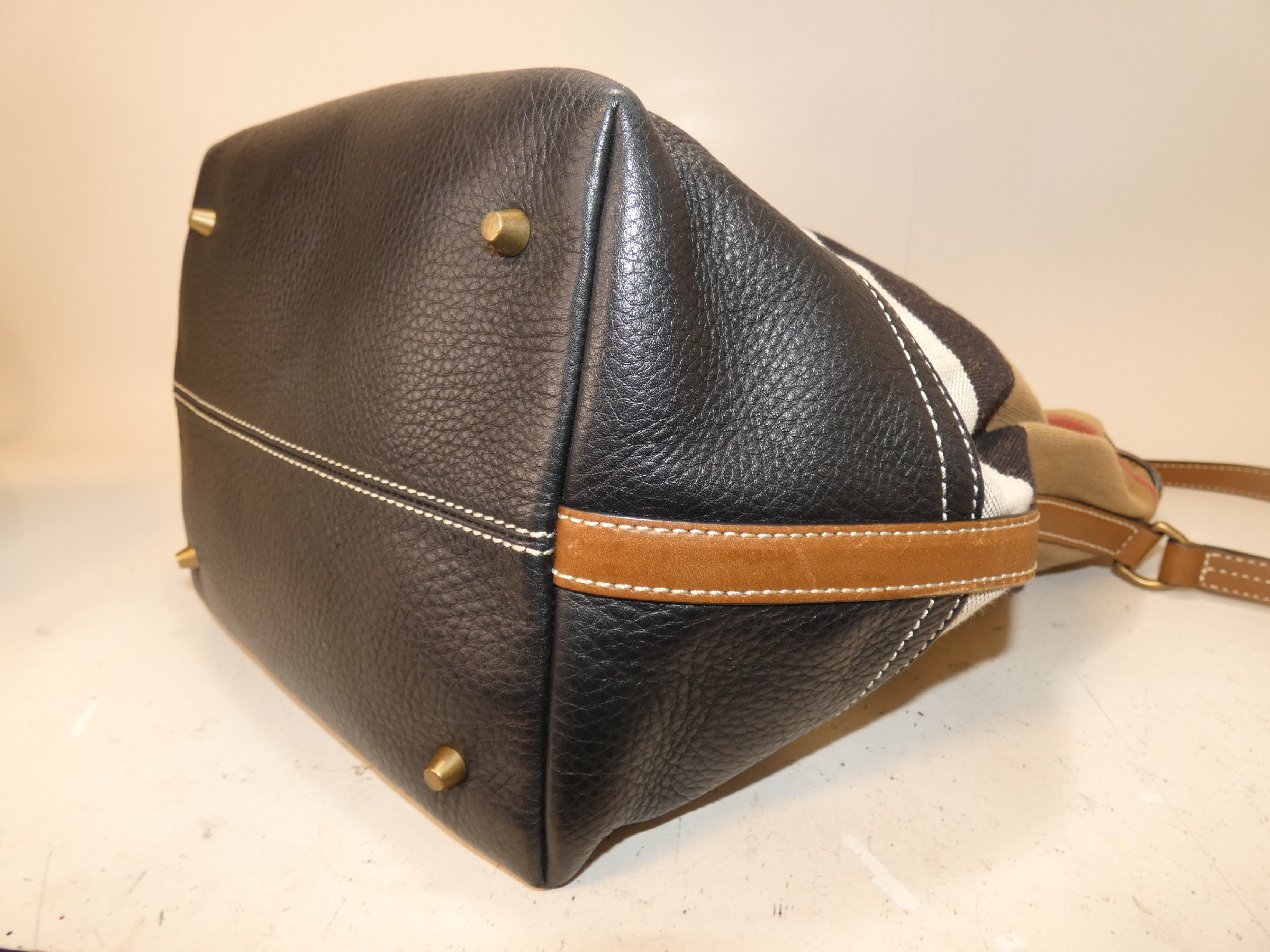 Nova Check Tassel Shoulder Bag with Pouch — view 10