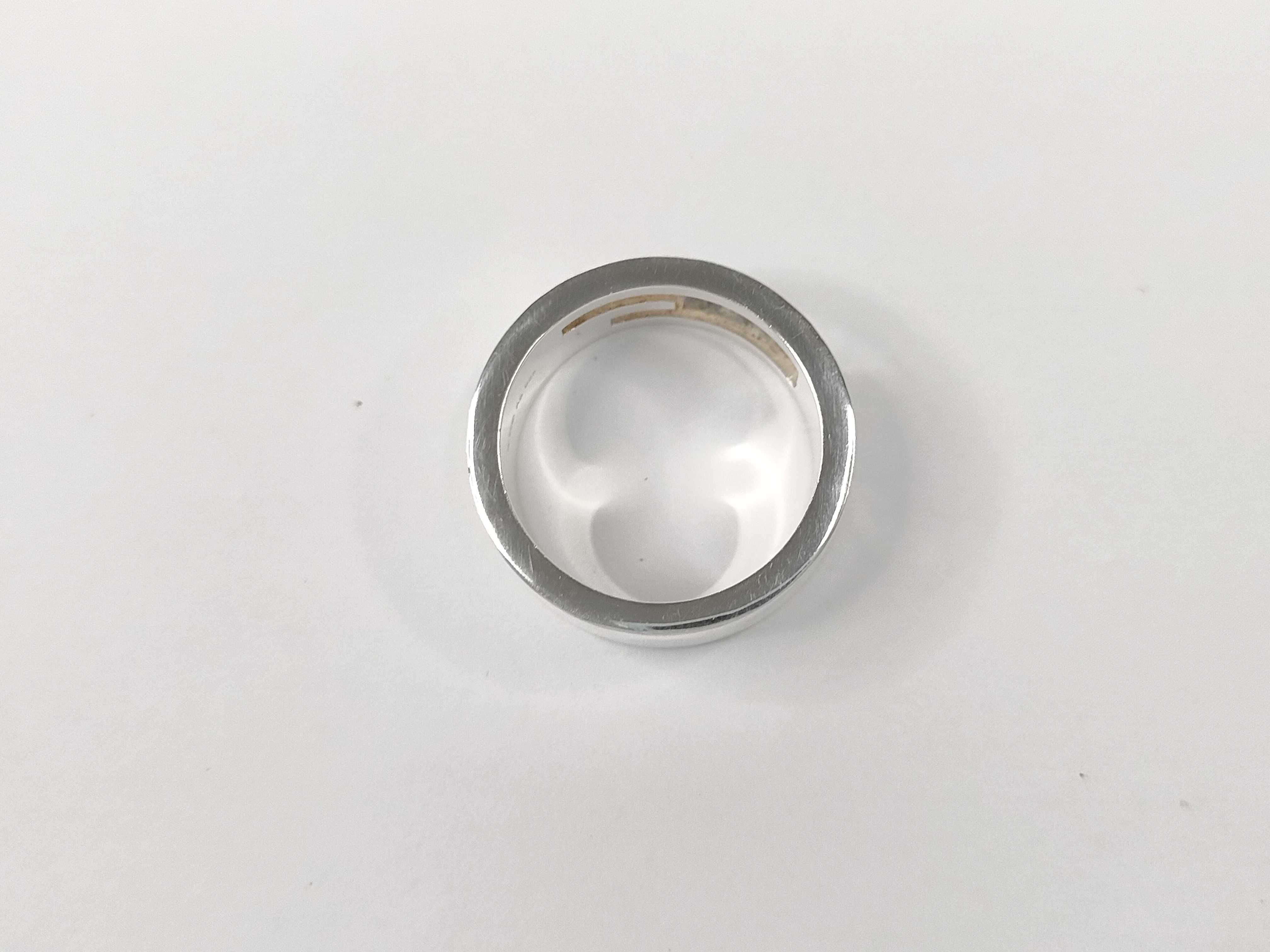 ring, branded G cutout G, 925 sterling silver, size 11, 8g. — view 3