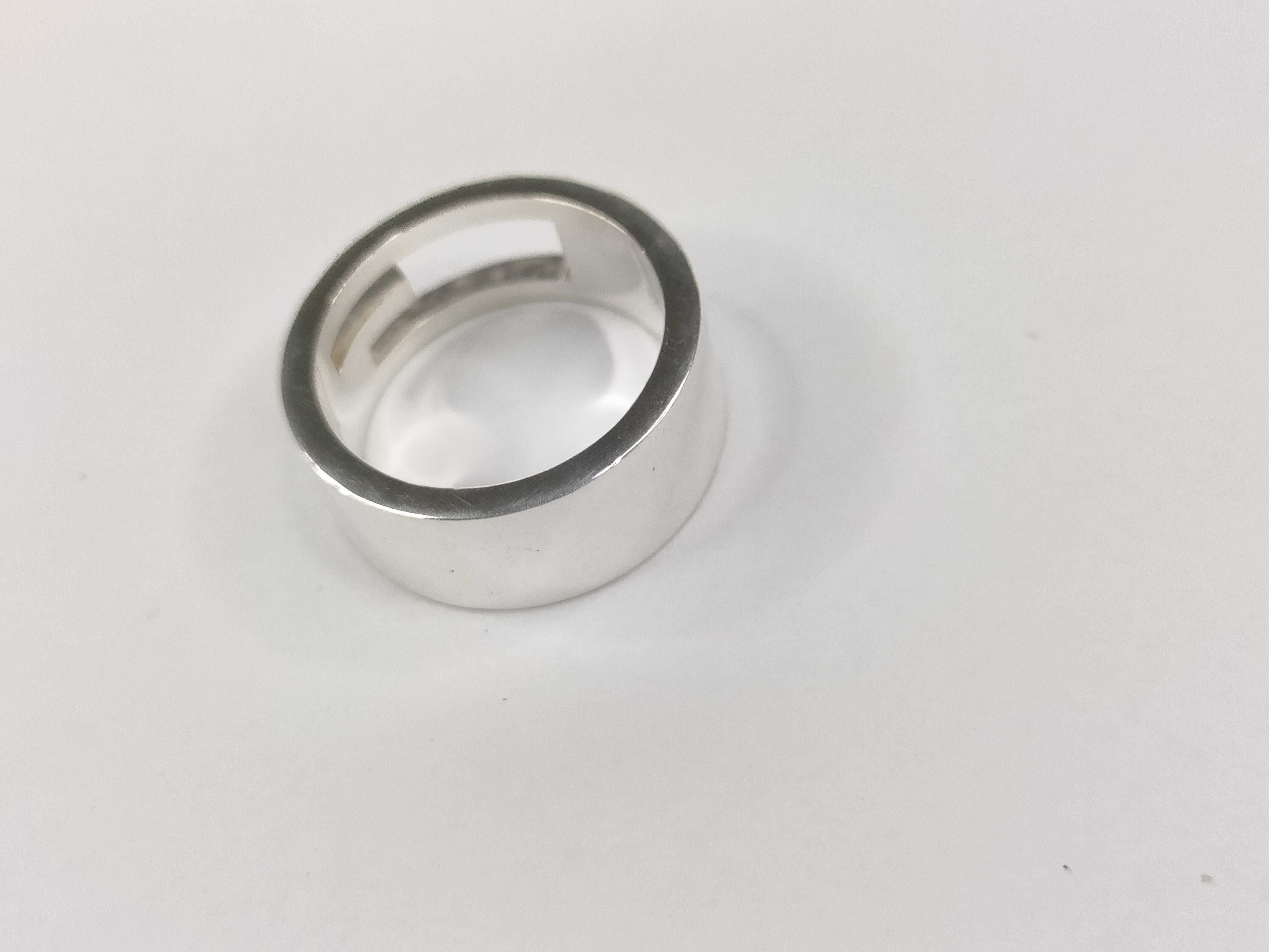 ring, branded G cutout G, 925 sterling silver, size 11, 8g. — view 8