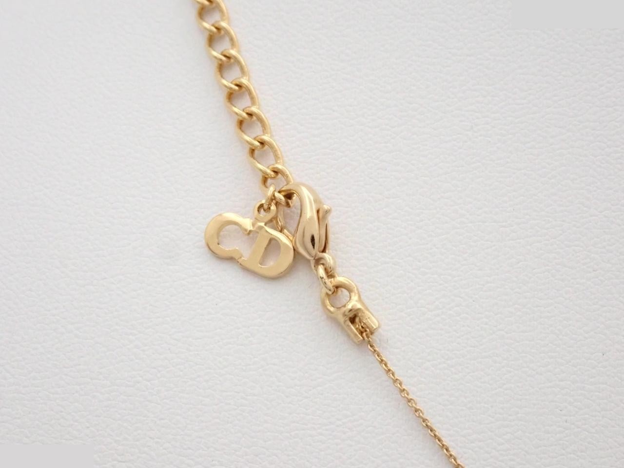 CD logo necklace — view 2