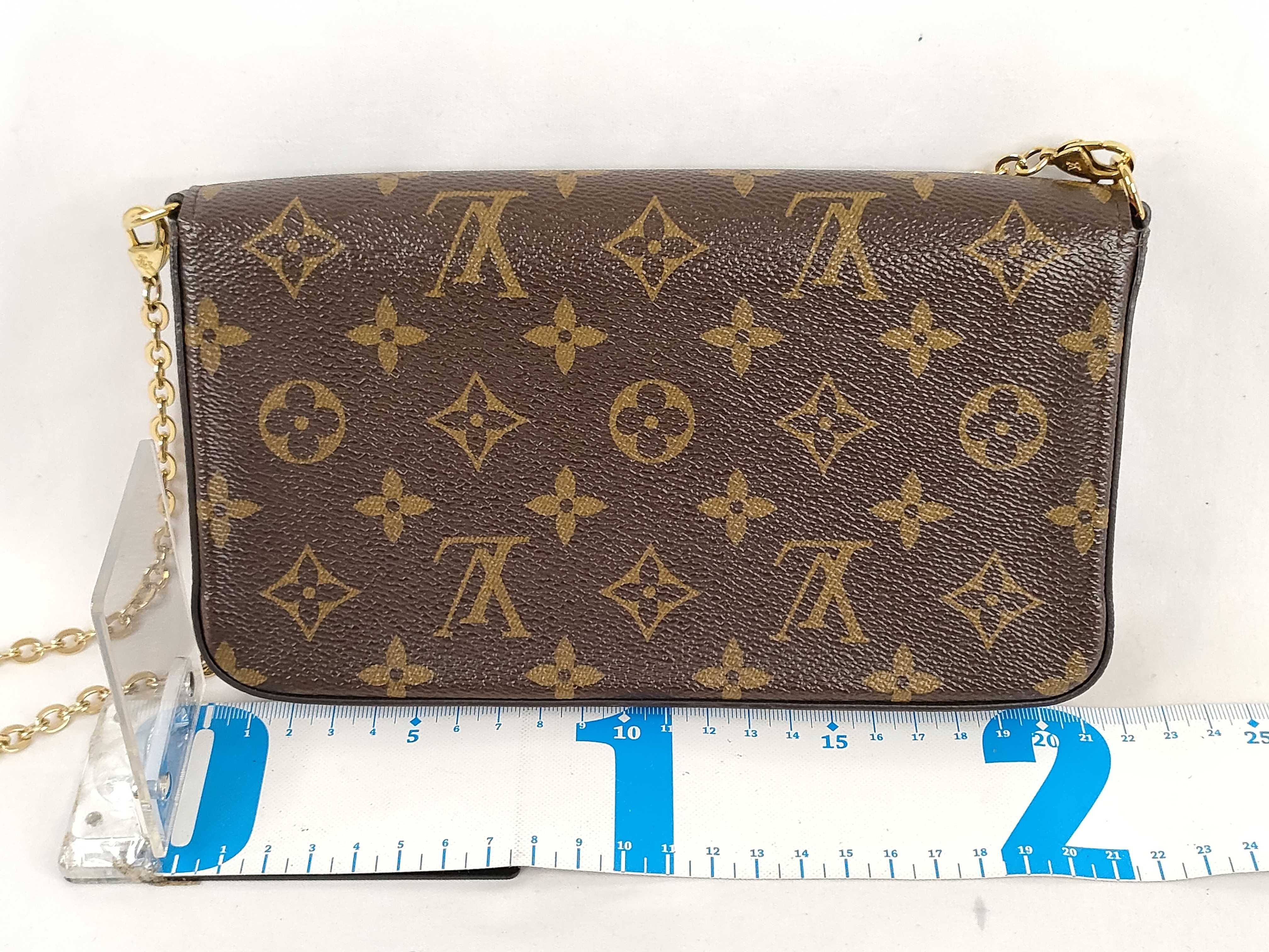 Monogram Louis Vuitton M80859 Monogram Pochette Felicie Shoulder Bag — view 2