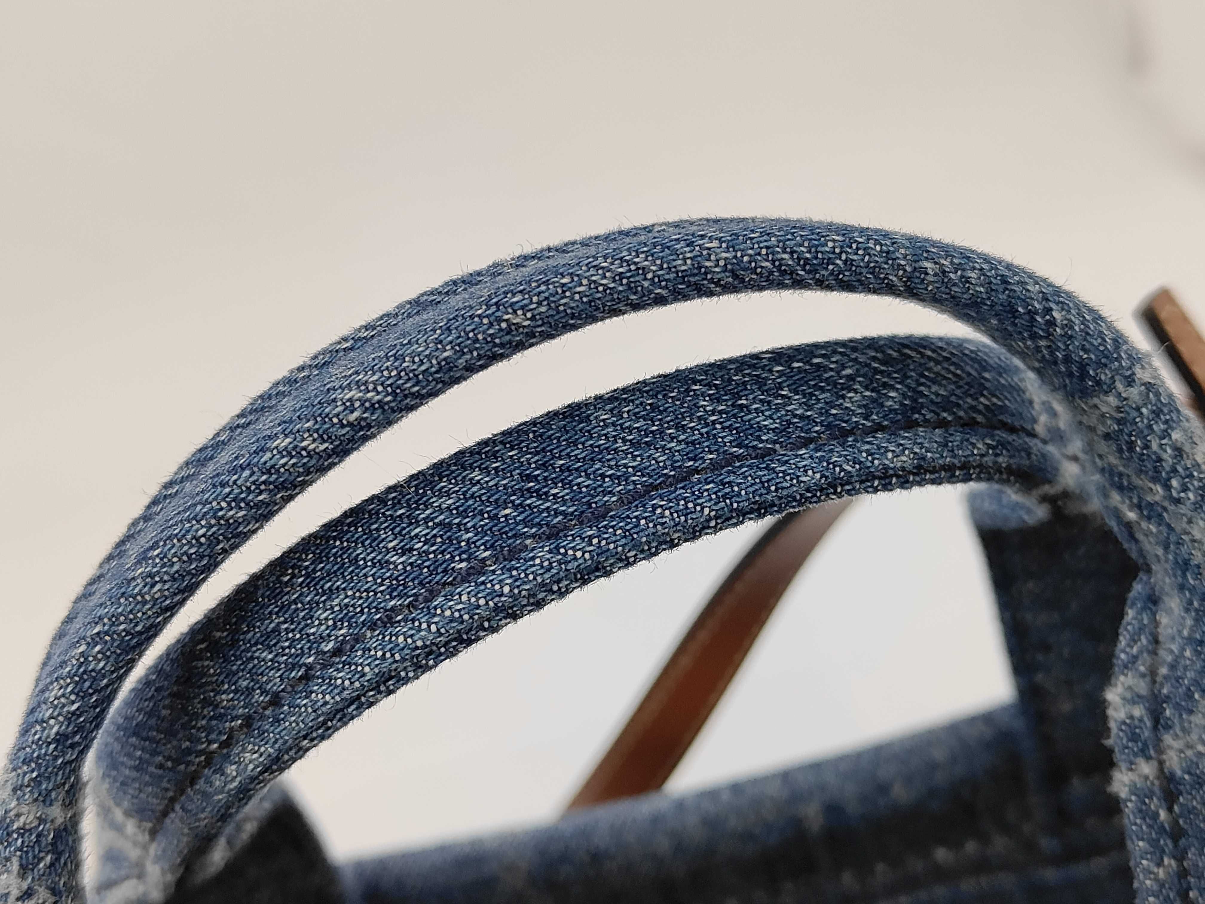 Cabatice Small Denim Tote Bag Handbag — view 13