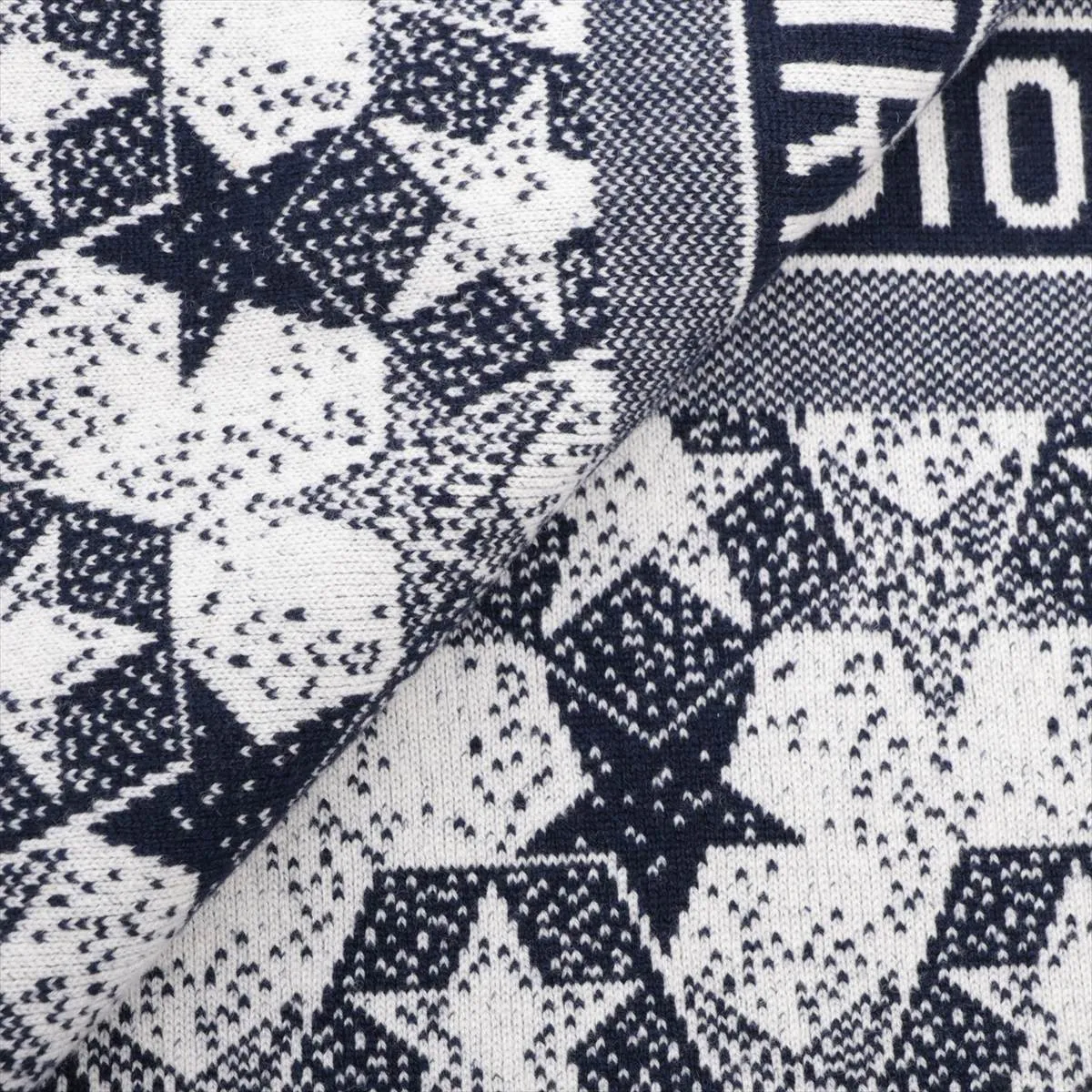 21DST310I010 Etoile Scarf, Material Unknown, Navy, — view 2
