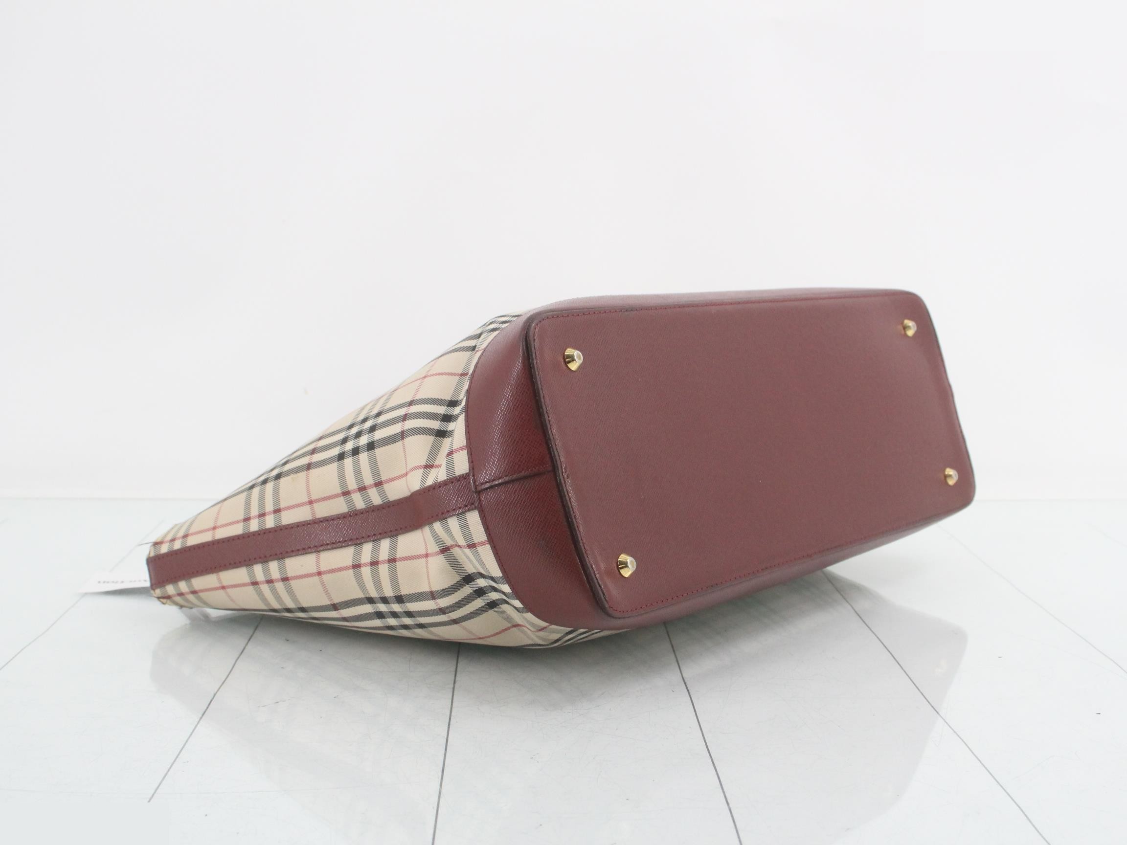 Nova check tote bag — view 5
