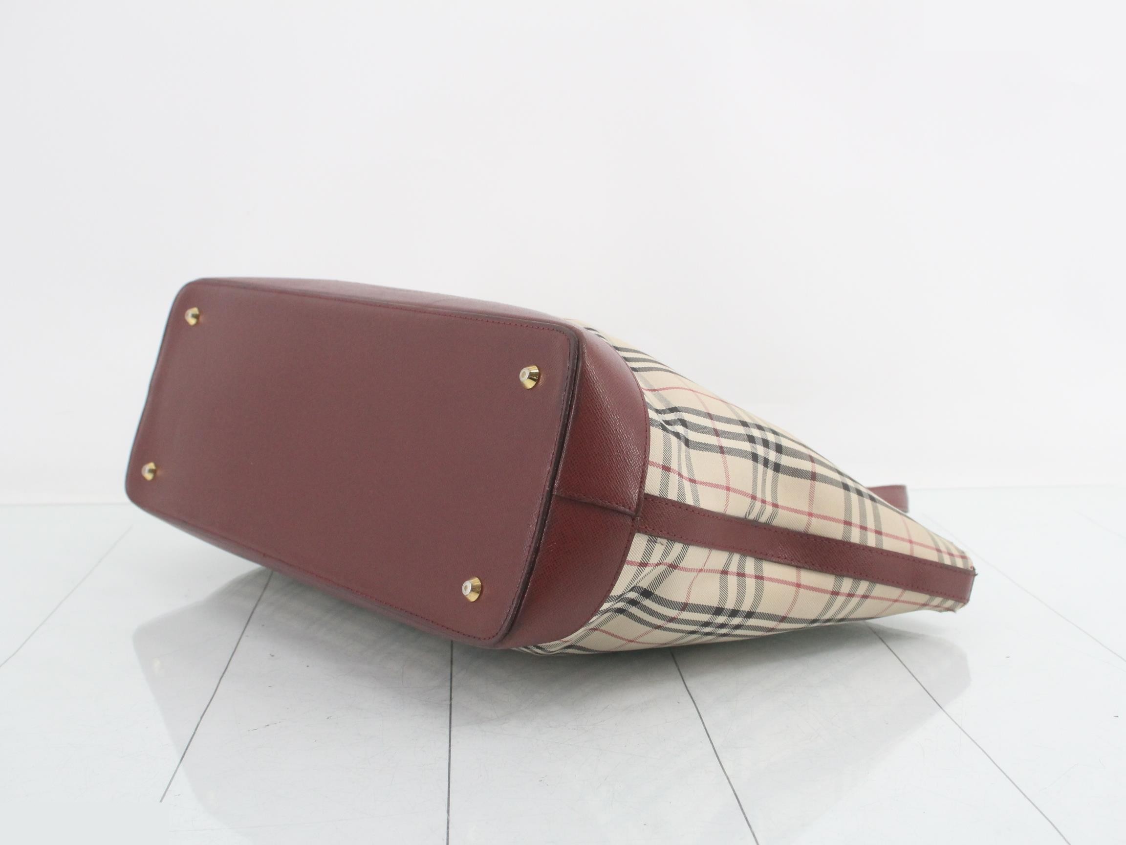 Nova check tote bag — view 6