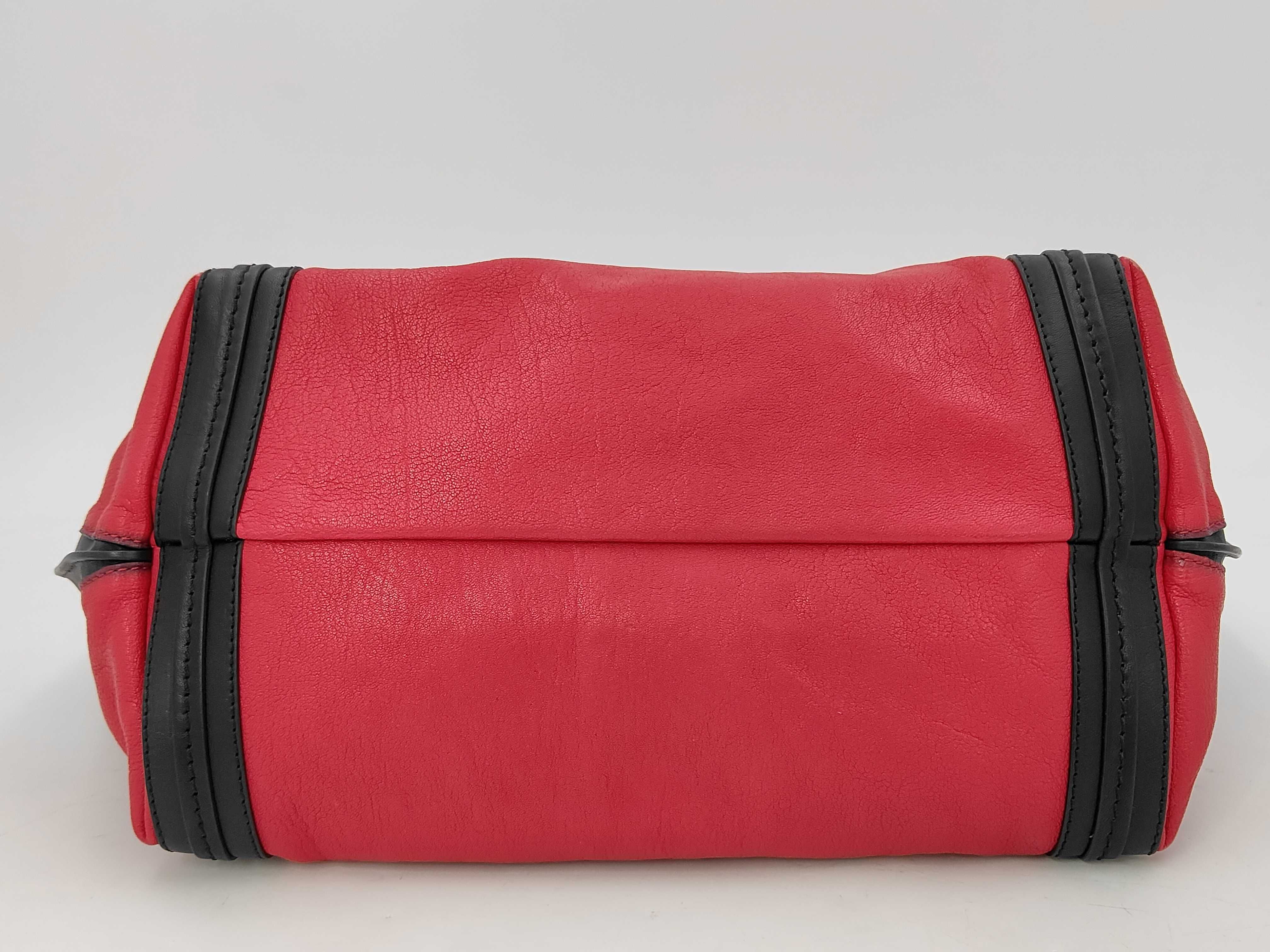 handbag, leather, red. — view 4
