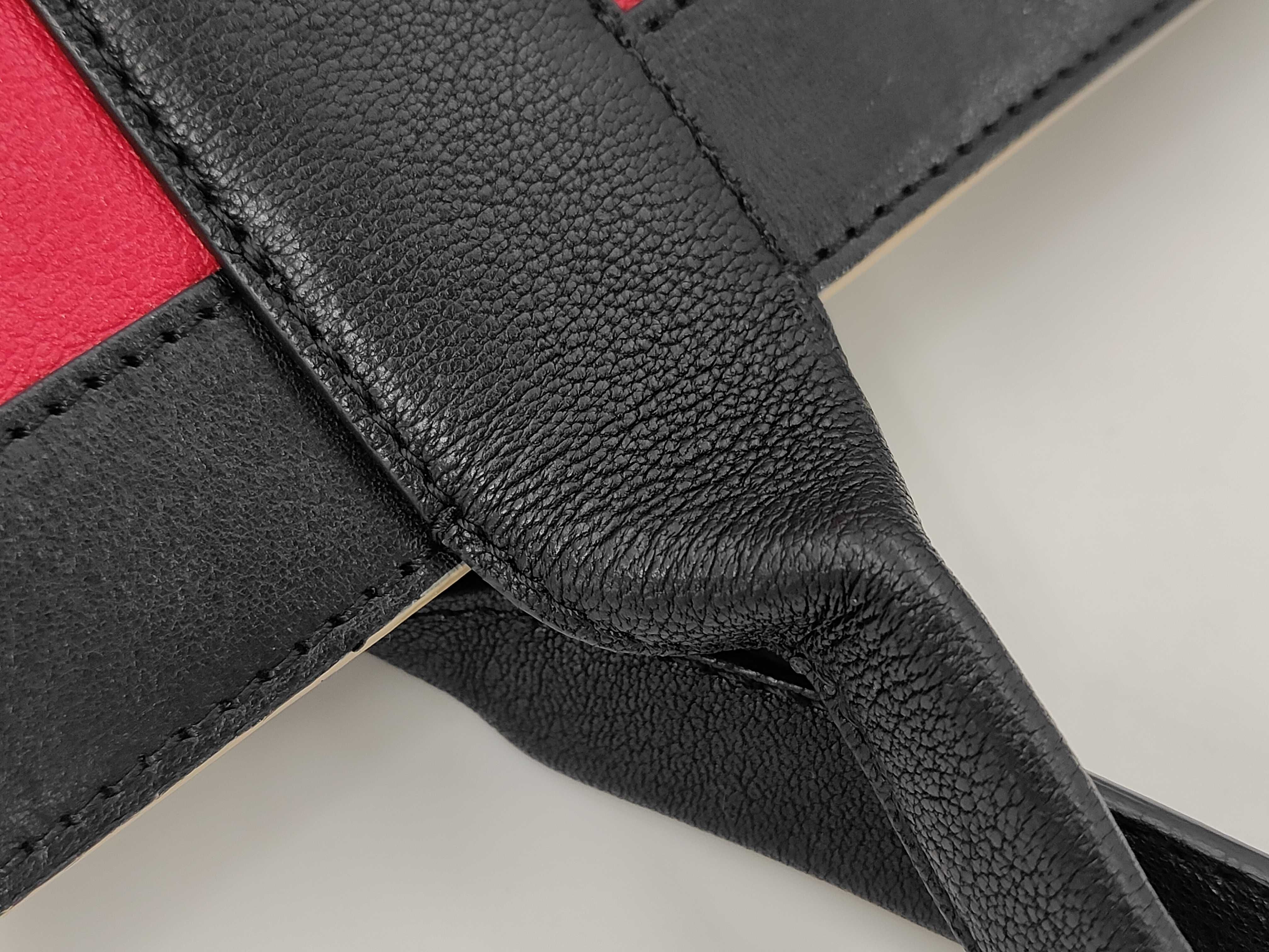 handbag, leather, red. — view 7