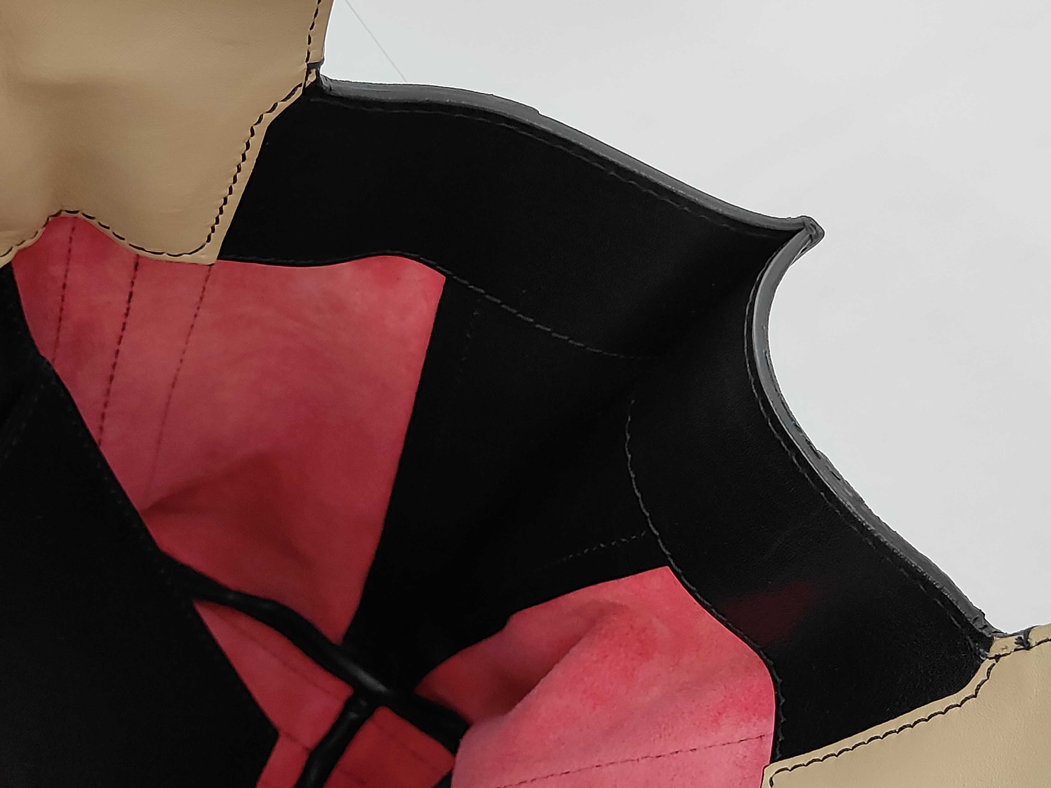 handbag, leather, red. — view 10