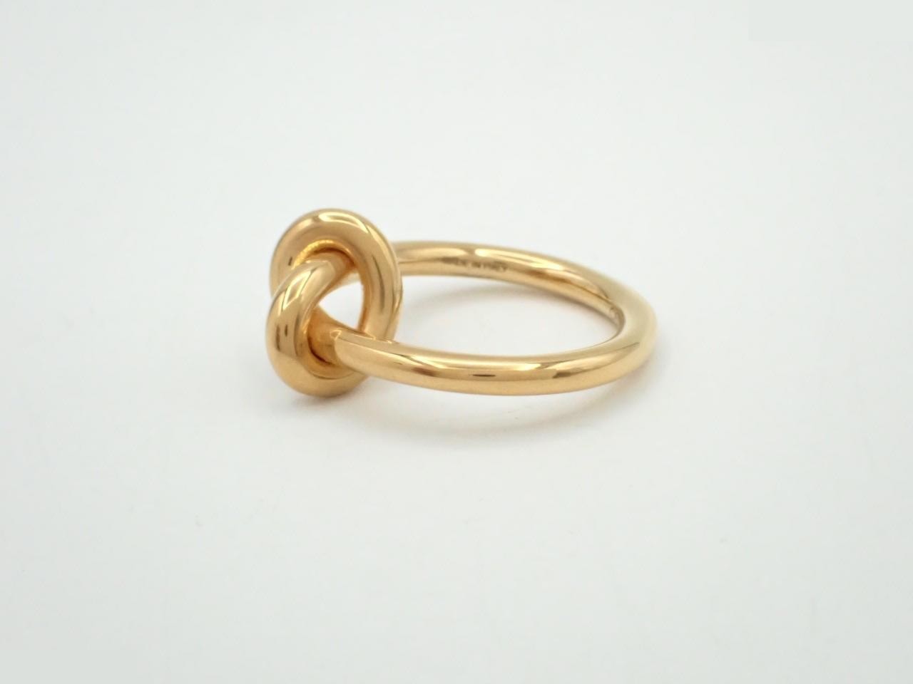 Knot Ring, 925 x K24 Coating, #7, 5.1g — view 3