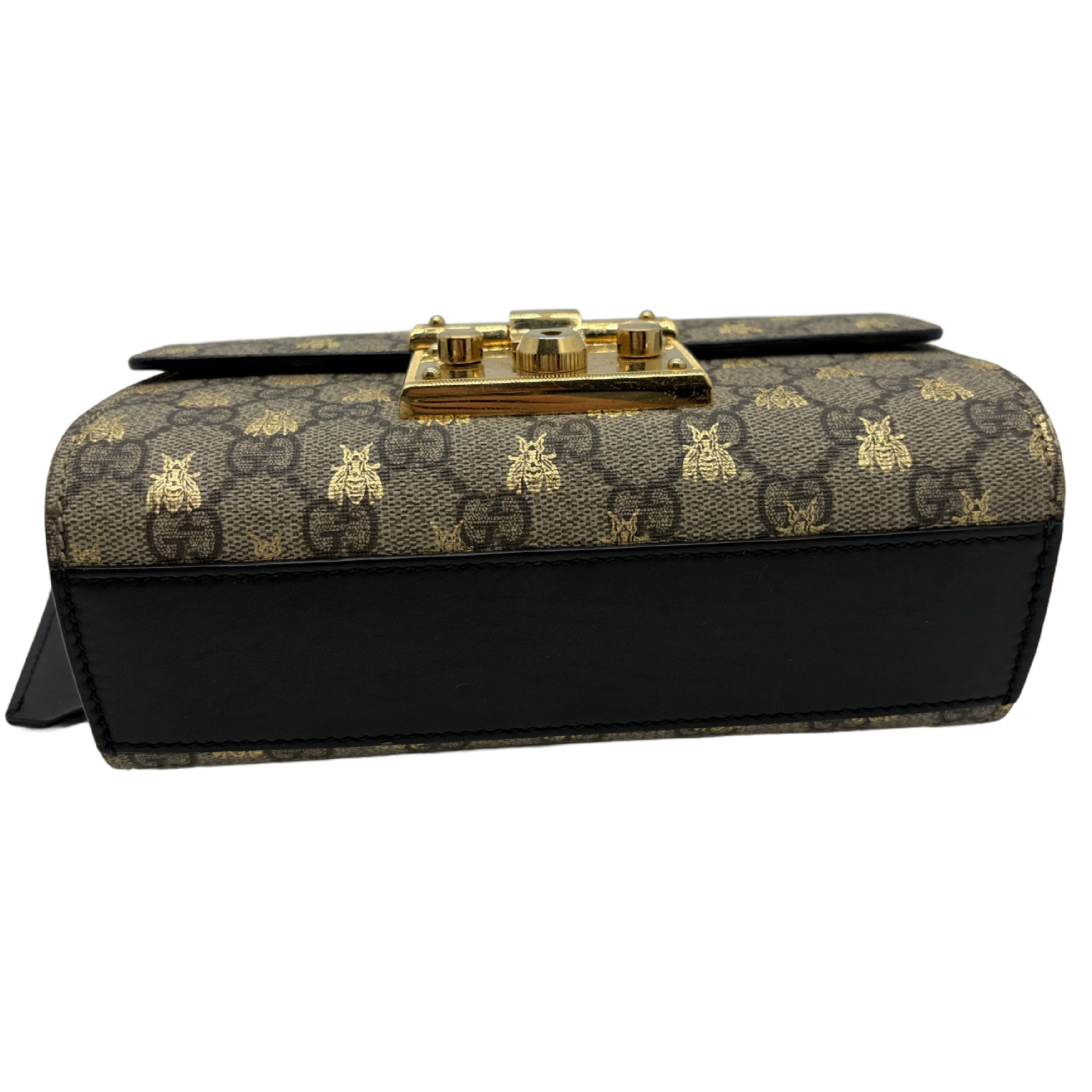 GG Supreme Bee Padlock Shoulder Bag — view 6